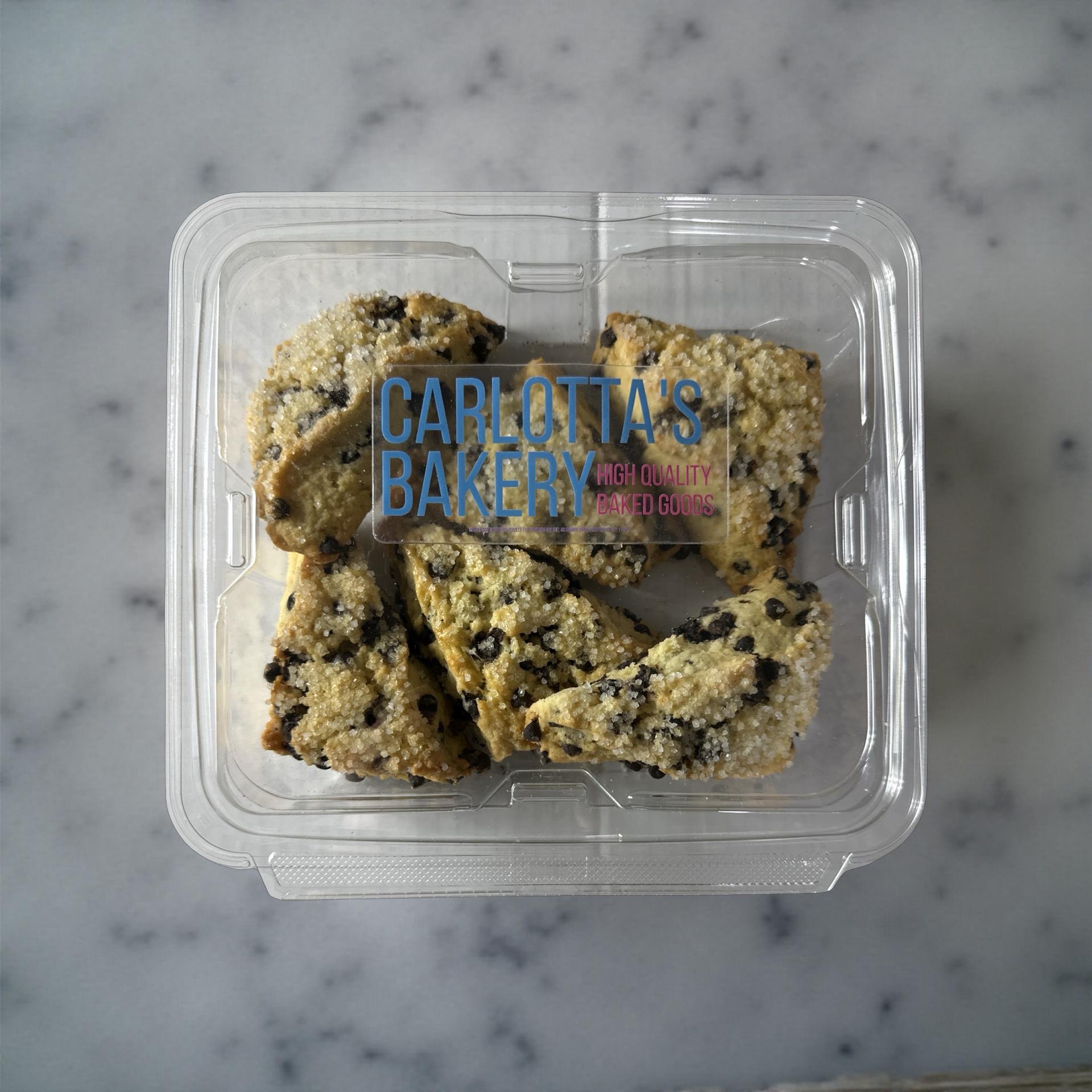 Carlotta's Bakery Authentic Homemade Scones, 10 Oz Pack (Chocolate Chip) 5