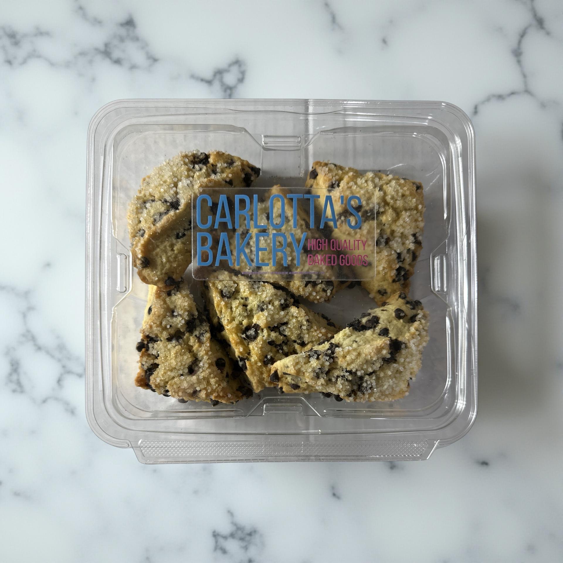 Carlotta's Bakery Authentic Homemade Scones, 10 Oz Pack (Chocolate Chip) 3