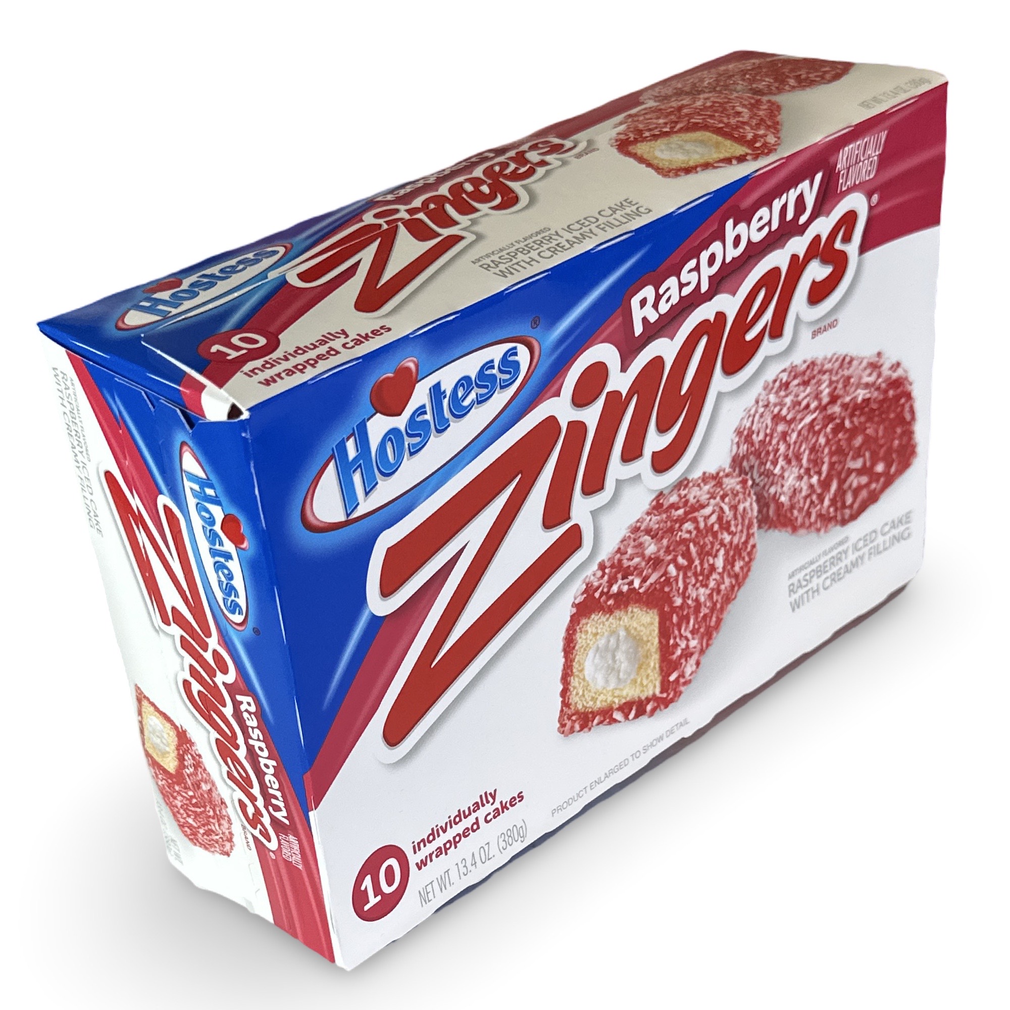 Hostess Raspberry Zingers Value Pack, 10 Individually Wrapped | 4 Box (40 Total Zingers) 2