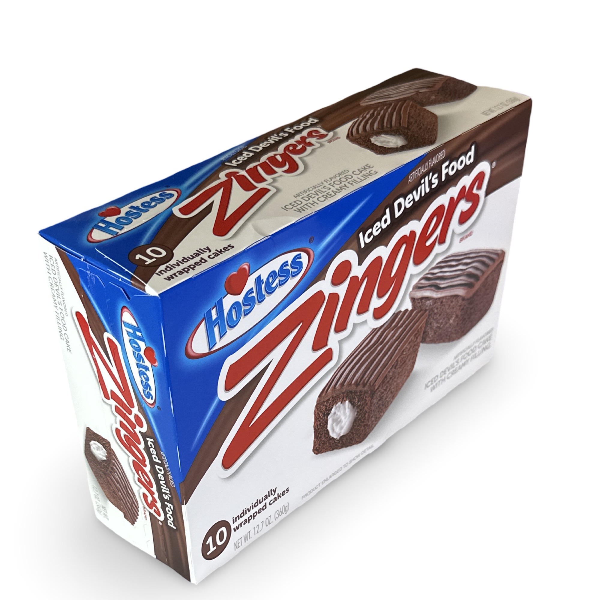 Hostess Zingers Combo | Raspberry, Iced Devil's Food & Iced Vanilla | 12.7 Ounce | Three 10 Count Boxes (30 Total Zingers) 3