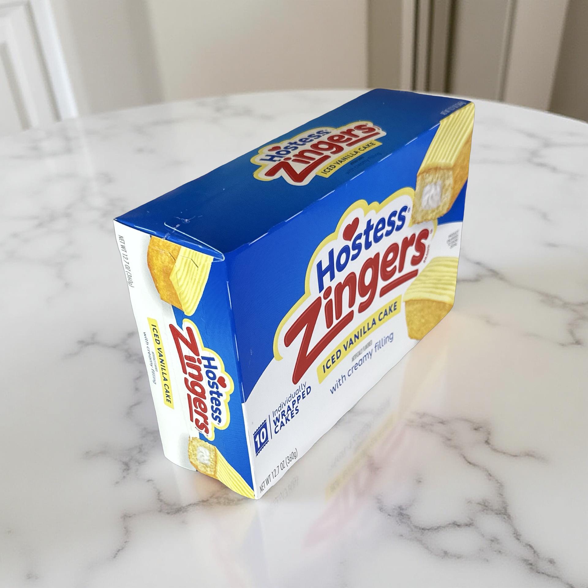 Hostess Iced Vanilla Zingers | 12.7 Ounce | 10 Count Box | Pack of 2 (20 Total Zingers) 3