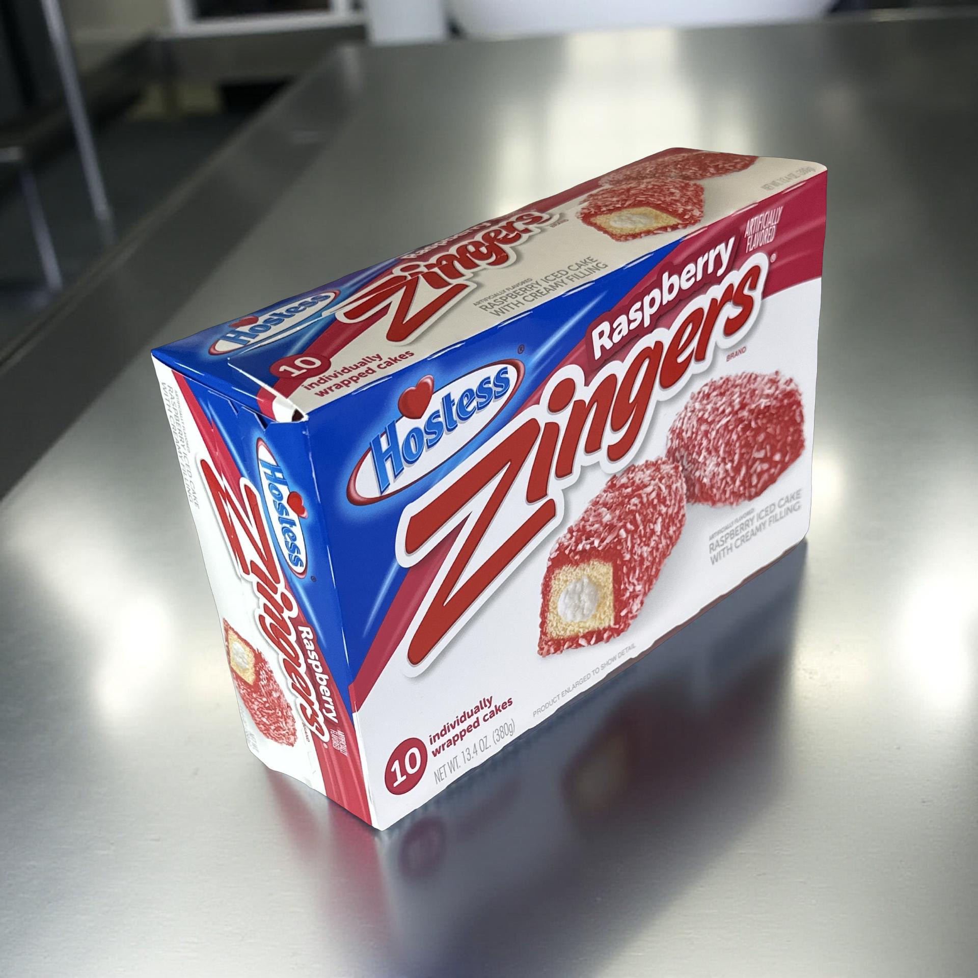 Hostess Raspberry Zingers Value Pack, 10 Individually Wrapped | 4 Box (40 Total Zingers) 3