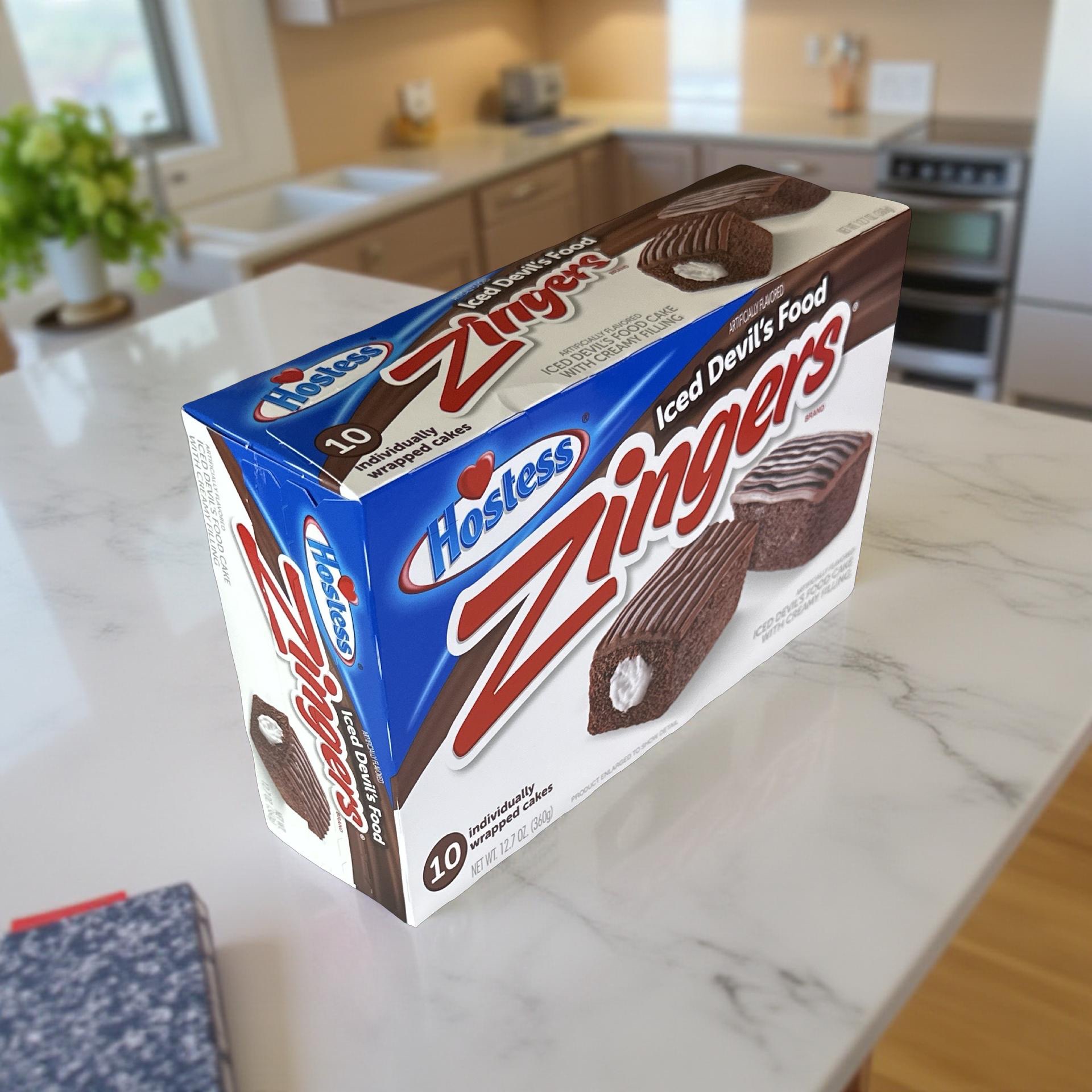 Hostess Iced Devil's Food Zingers | 12.7 Ounce | 10 Count | Pack of 2 (20 Total Zingers) 4