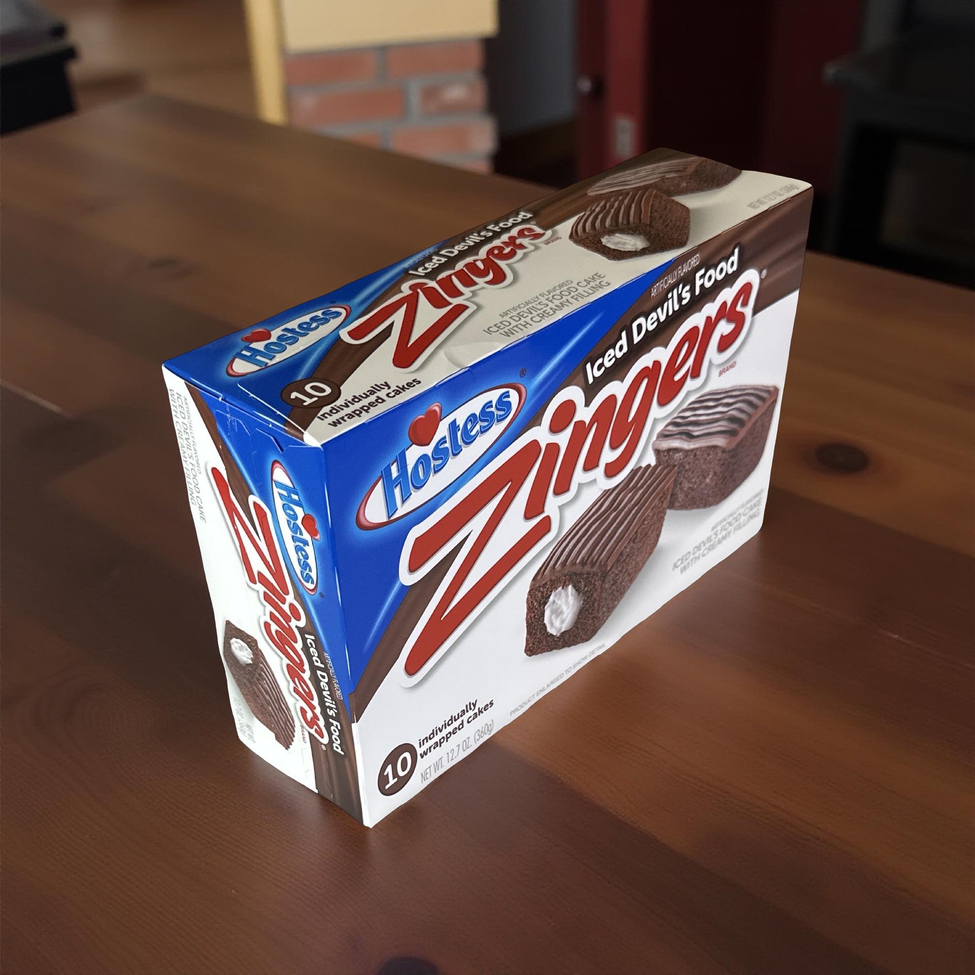 Hostess Iced Devil's Food Zingers | 12.7 Ounce | 10 Count | Pack of 2 (20 Total Zingers) 3