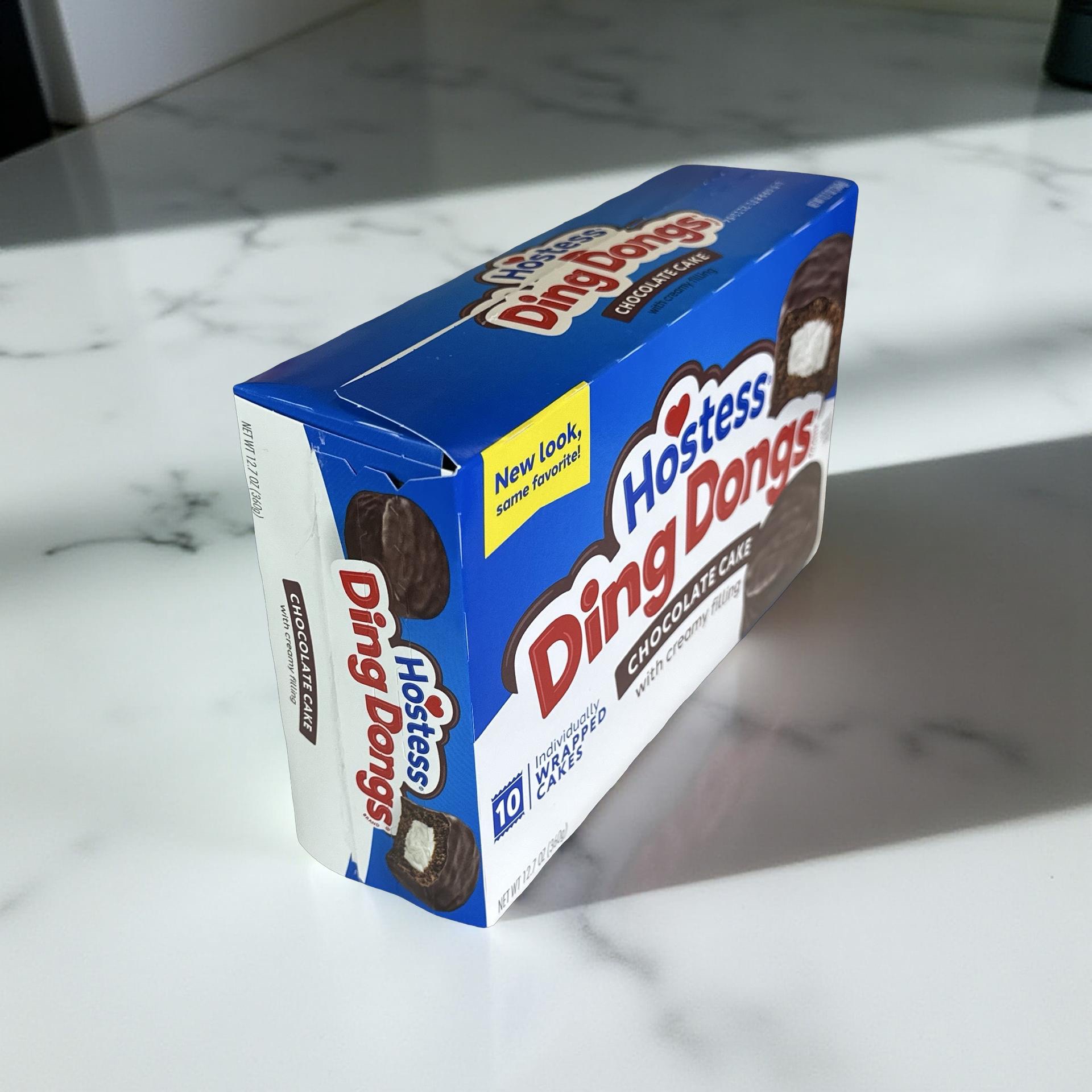 Hostess Ding Dongs Chocolate Cake with Creamy Filling, 10 Pack 5