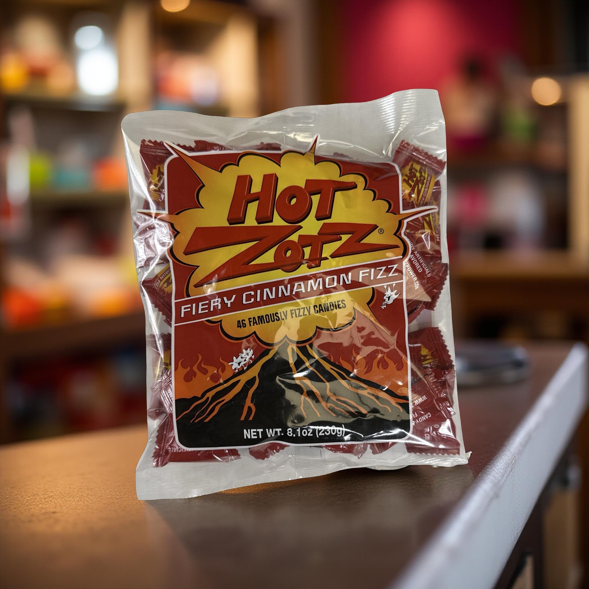 Hot Zotz Fiery Cinnamon Fizz Nostalgic Candy, 3x Bags, 46 Pieces Each 3