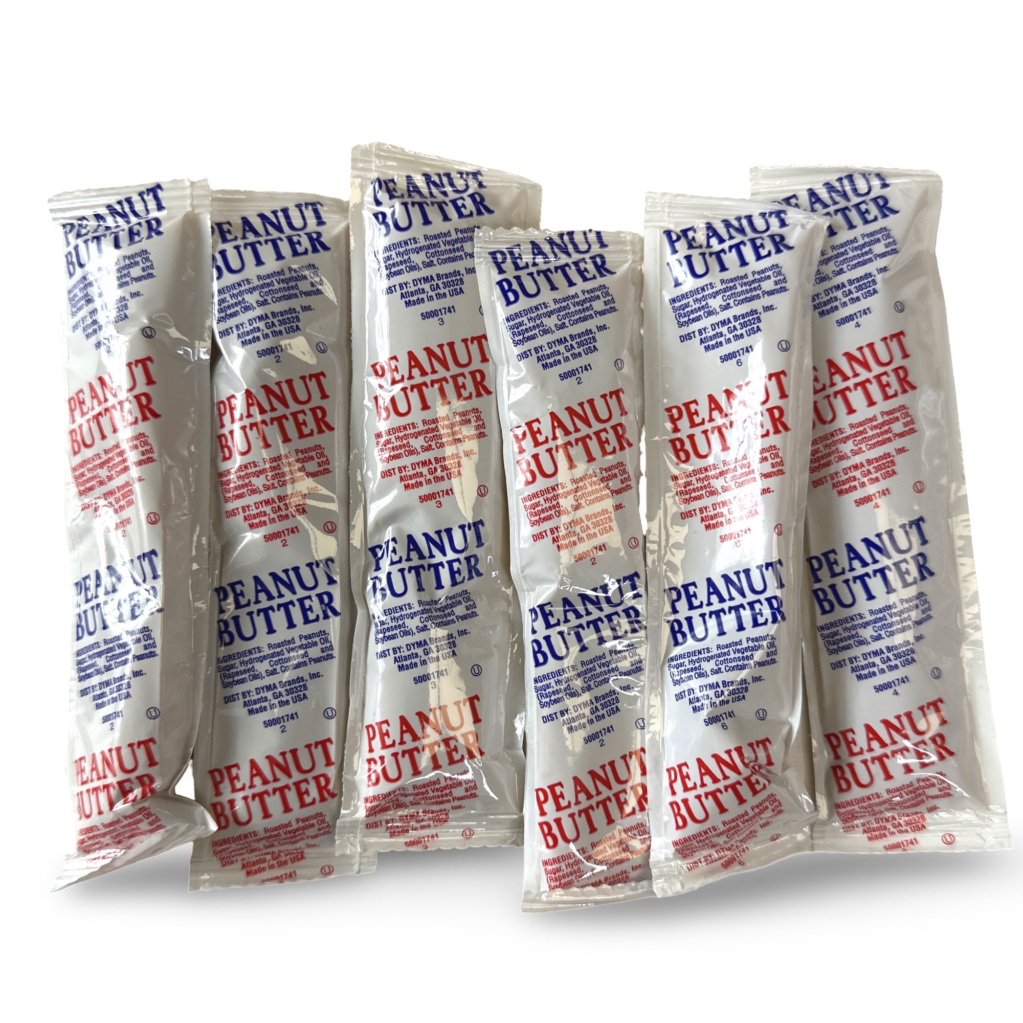 Peanut Butter Topping Packets, .75 oz, Great for Snack Cakes and Big Backs, 6 Packets