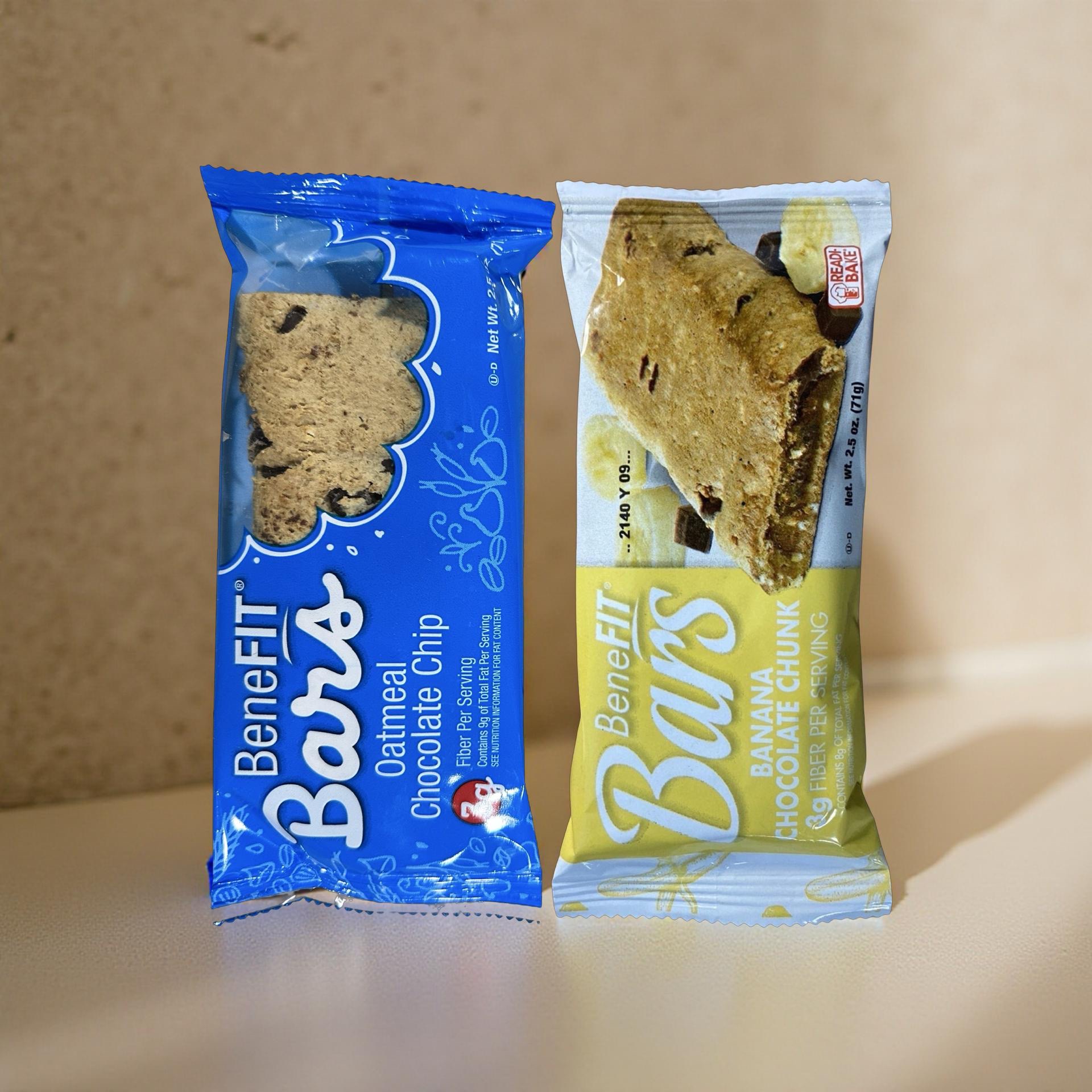 2 Flavor Benefit Bar Combo Featuring Banana Chocolate Chunk & Oatmeal Chocolate Chip 5