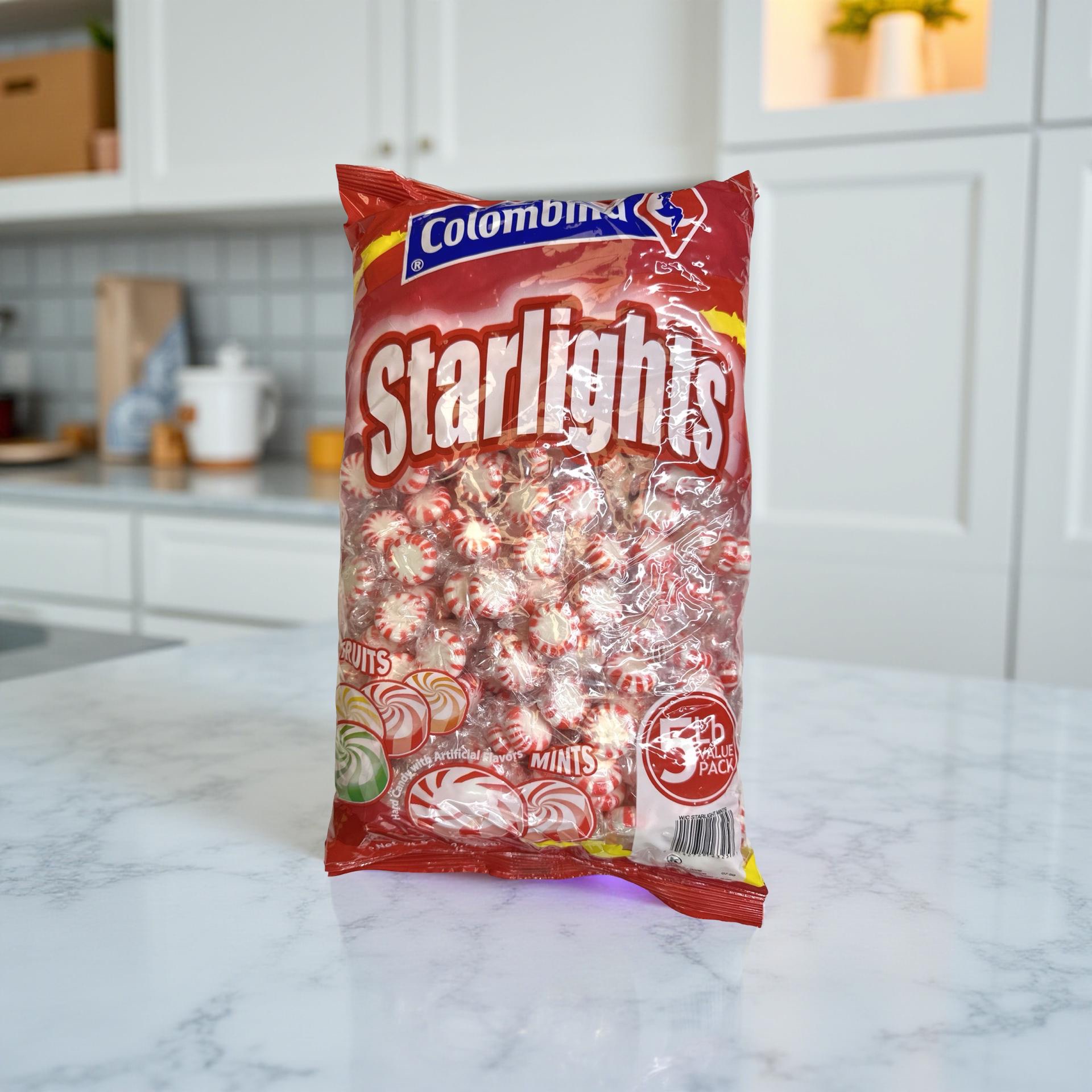 Red Starlights Peppermint Mints Candy, Bulk 5 lb Bag 4