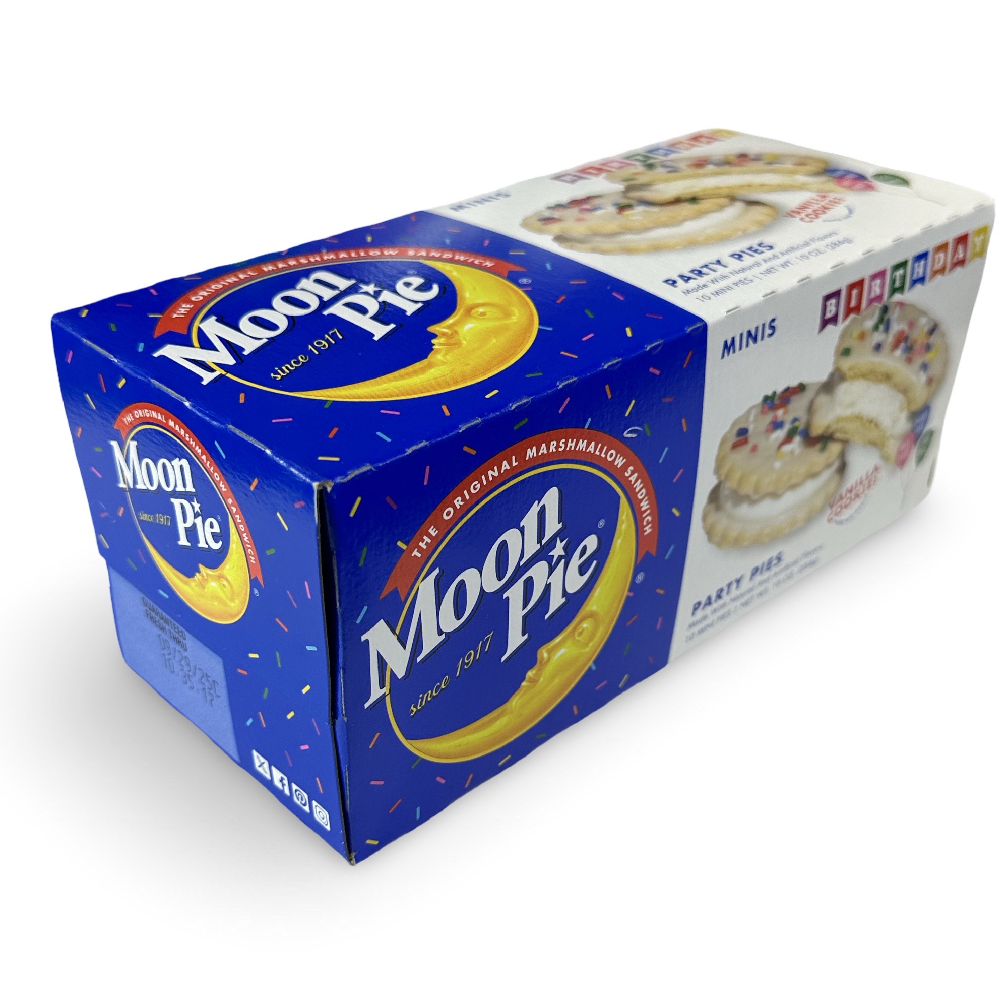 Moon Pie Mini Birthday Cake Vanilla Cookie Party Pies, 2 Boxes, 10 Per Box (20 Total) 6