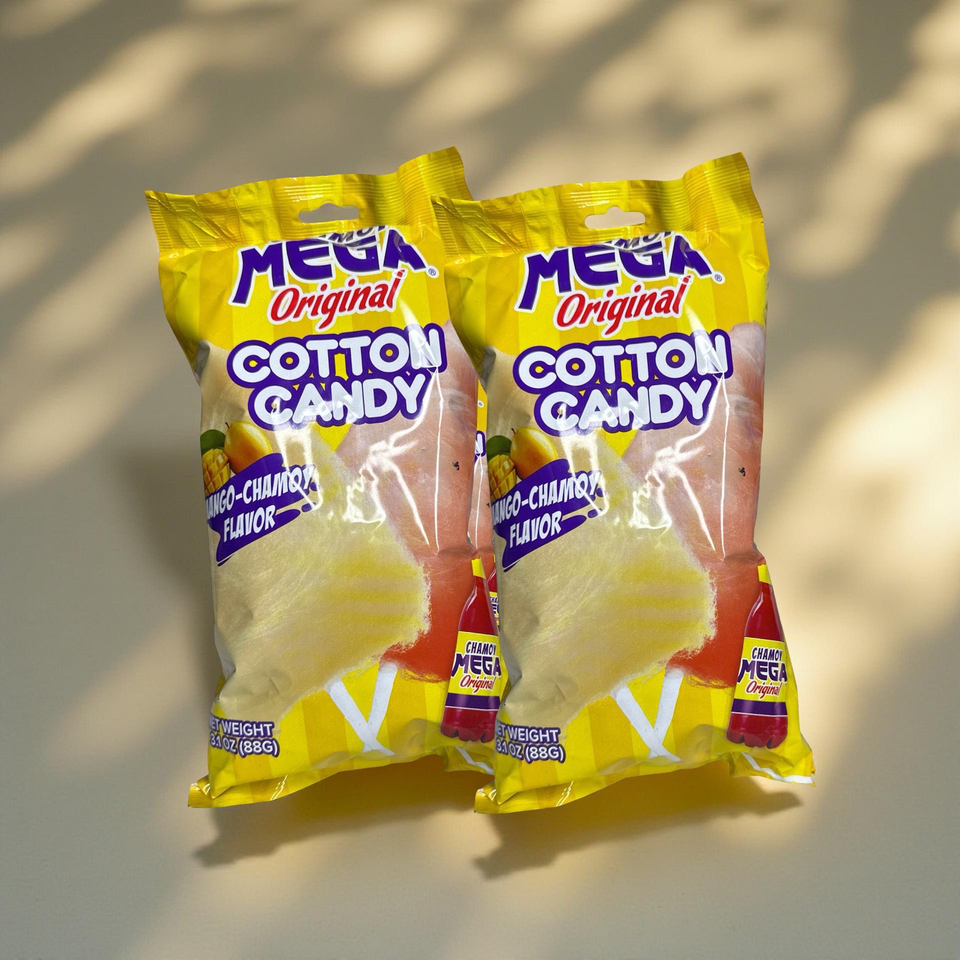 Mango Chamoy Cotton Candy, 2x Full Size 3.1 oz. Bags 4