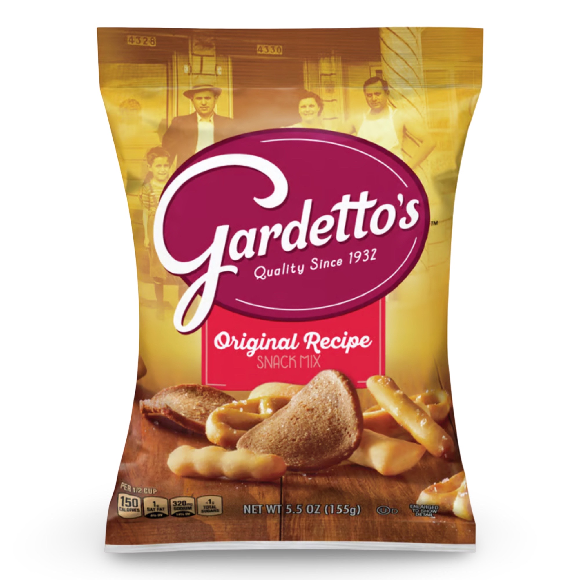 Gardetto's Original Recipe Snack Mix, 5.5 Oz, 2x Bags 2