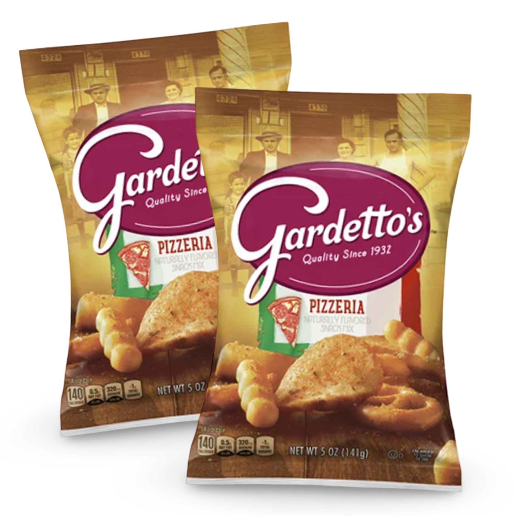 Gardetto's Pizzeria Snack Mix, 5.5 Oz, 2x Bags