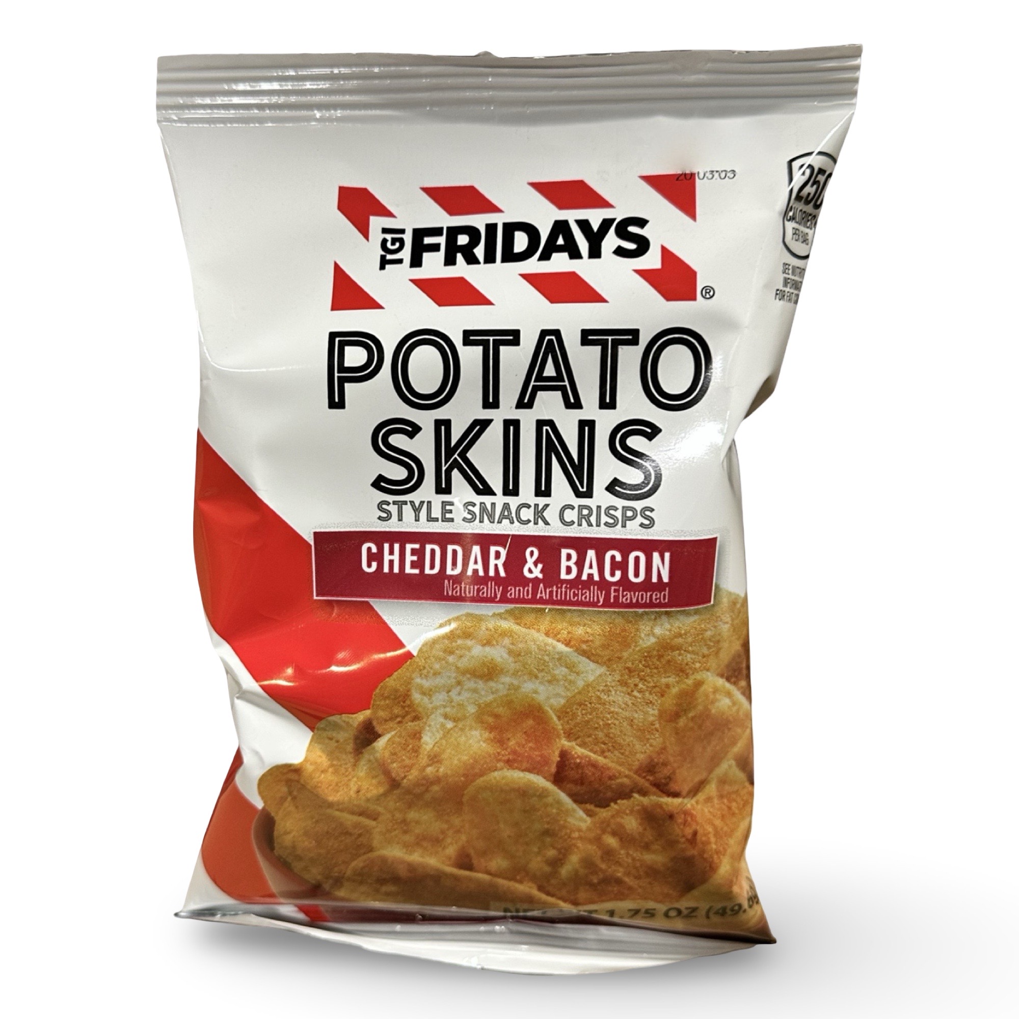 TGI Fridays Cheddar and Bacon Potato Skins, 1.75 oz, 10x Bags