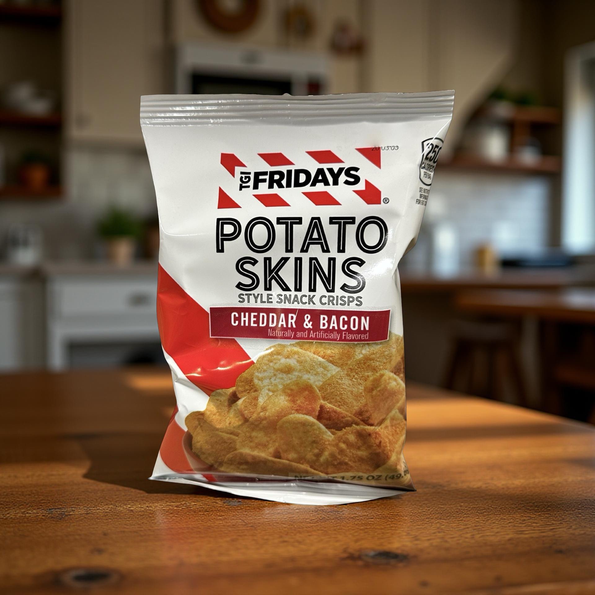 TGI Fridays Cheddar and Bacon Potato Skins, 1.75 oz, 10x Bags 3