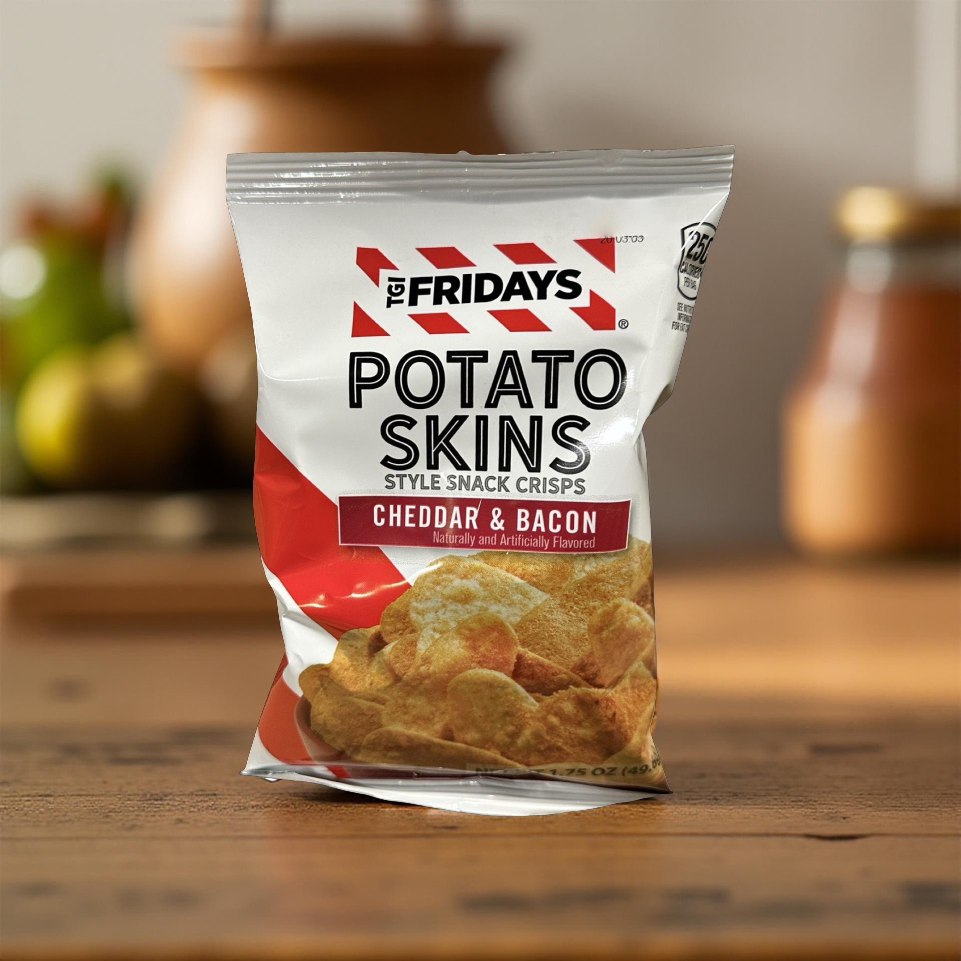 TGI Fridays Cheddar and Bacon Potato Skins, 1.75 oz, 10x Bags 4