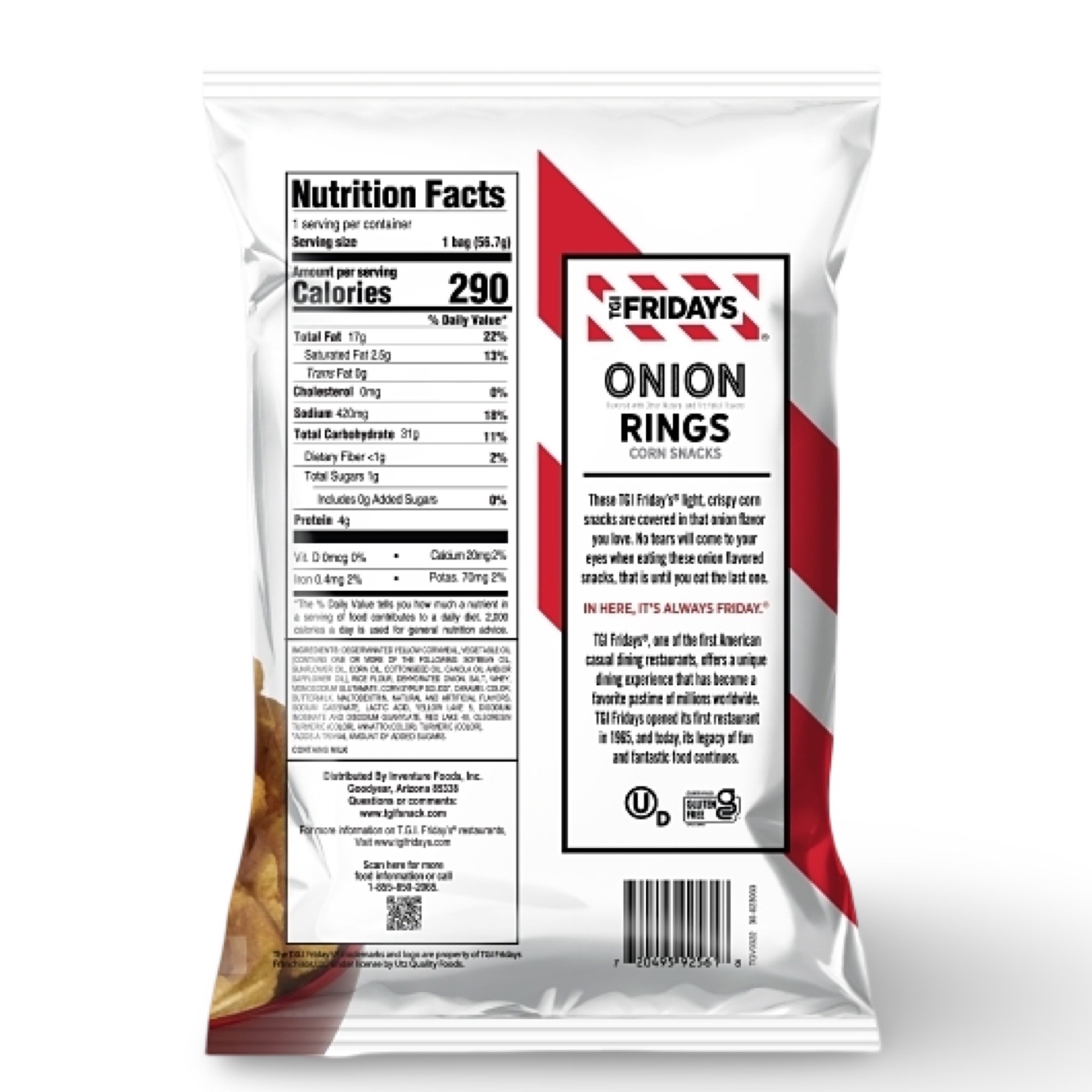 TGI Fridays Onion Rings, 2 Ounce - 6 per case. 2