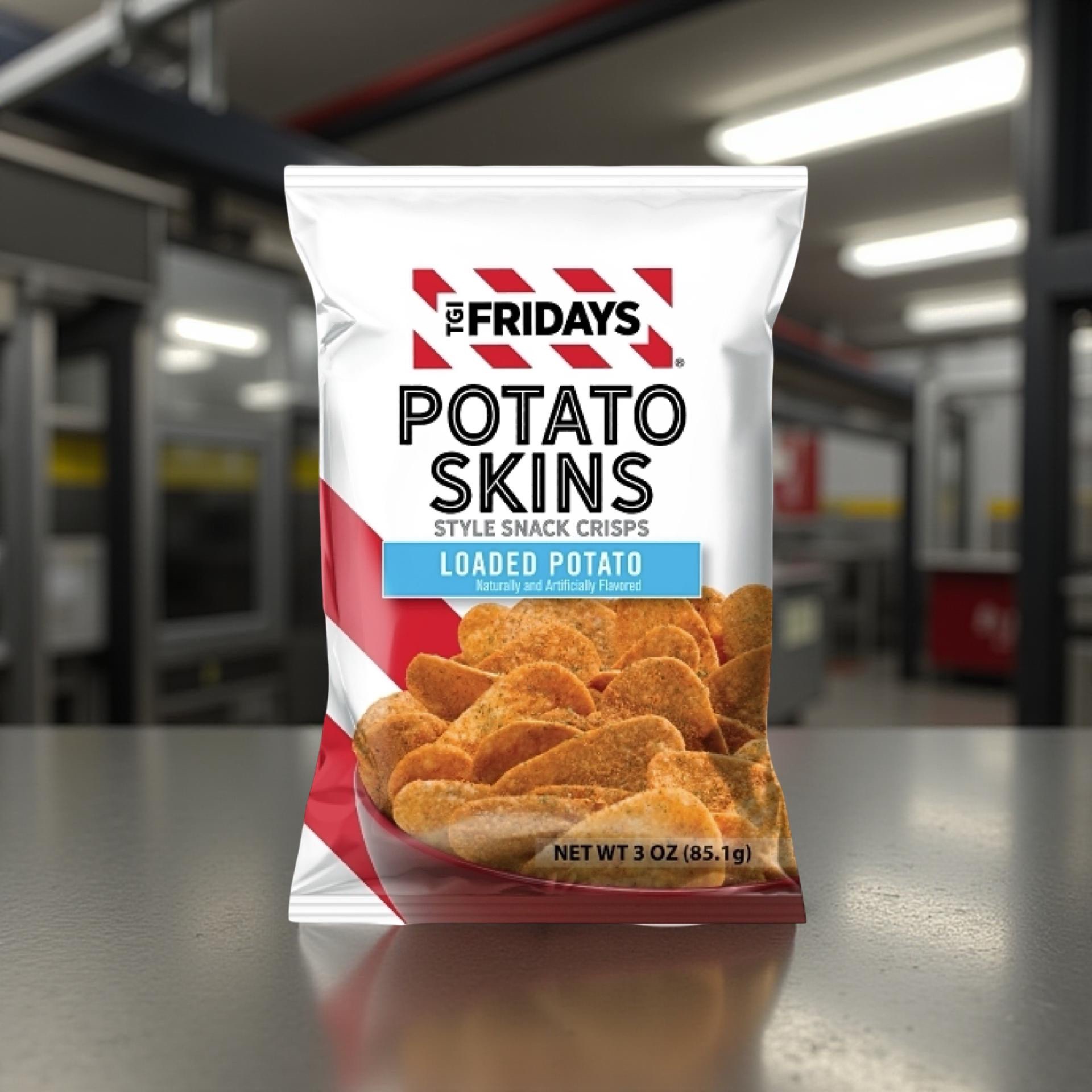 TGI Fridays Loaded Potato Skins Chips, 3 Oz (Pack of 6) 4