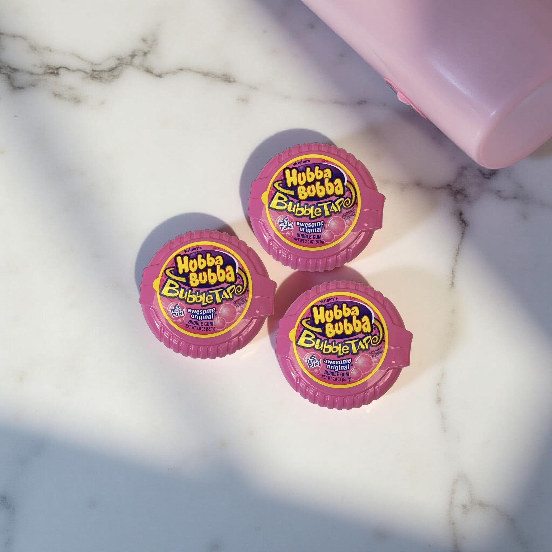 Bubble Tape Nostalgic Bubble Gum Candy, 3 Rolls 3