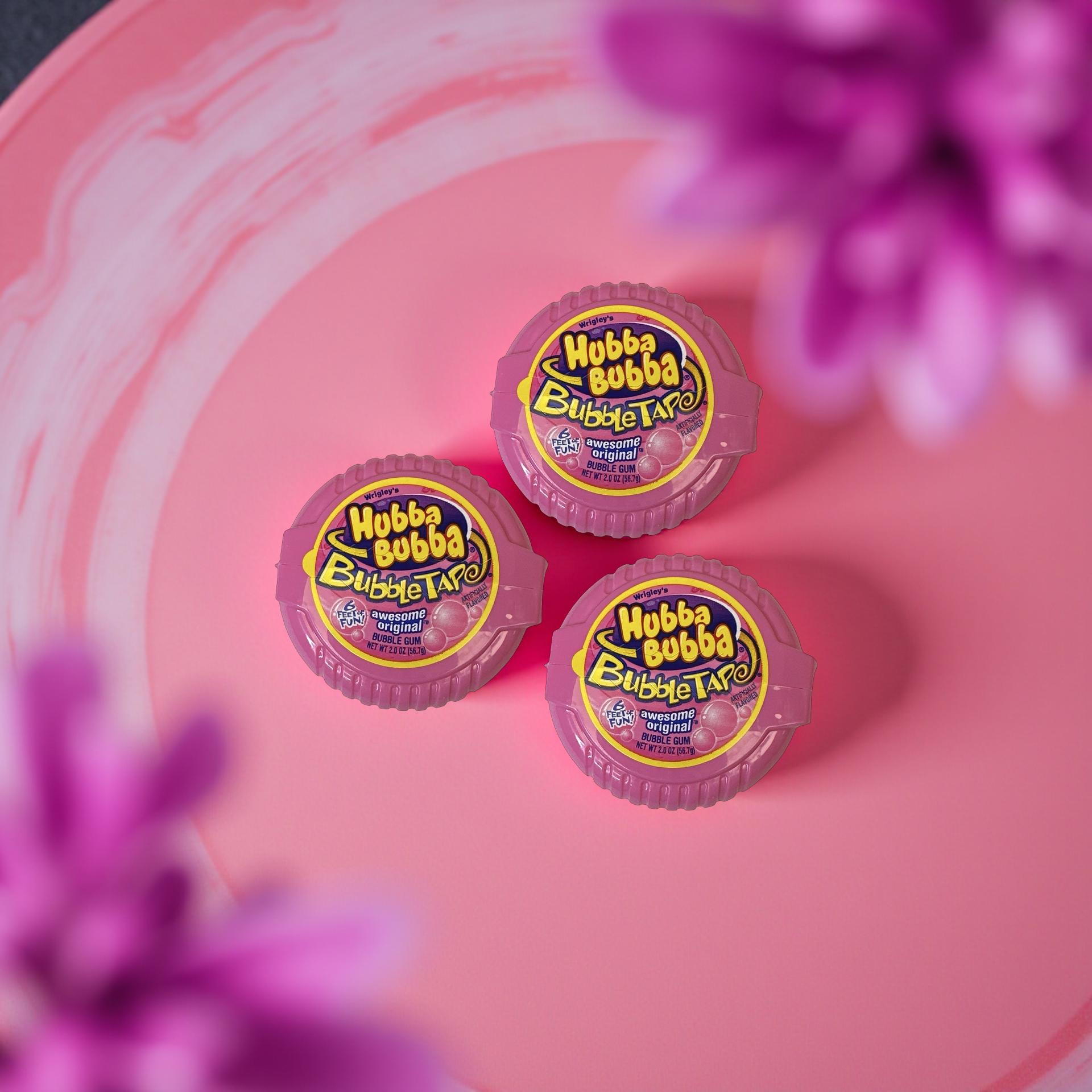 Bubble Tape Nostalgic Bubble Gum Candy, 3 Rolls 4