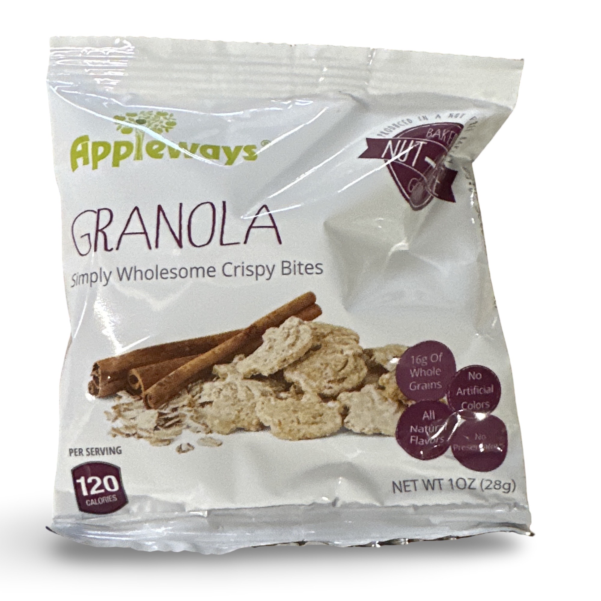 Appleways Granola Crispy Bites | 1 Oz | Pack of 12