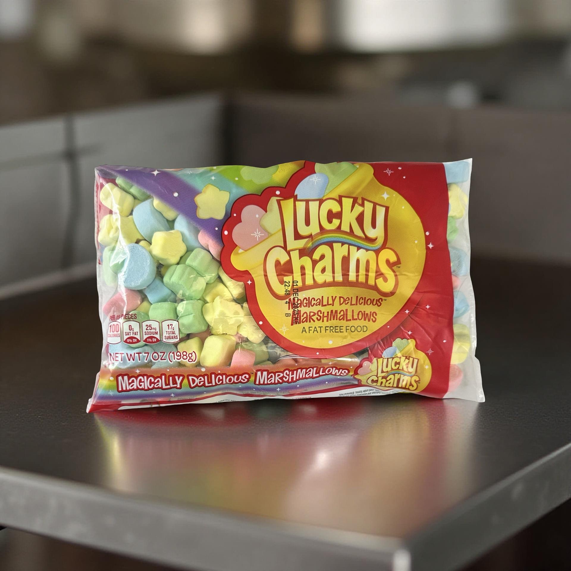 Lucky Charms Fluffy Marshmallow Snack, 4x 7 Oz. Bags 5