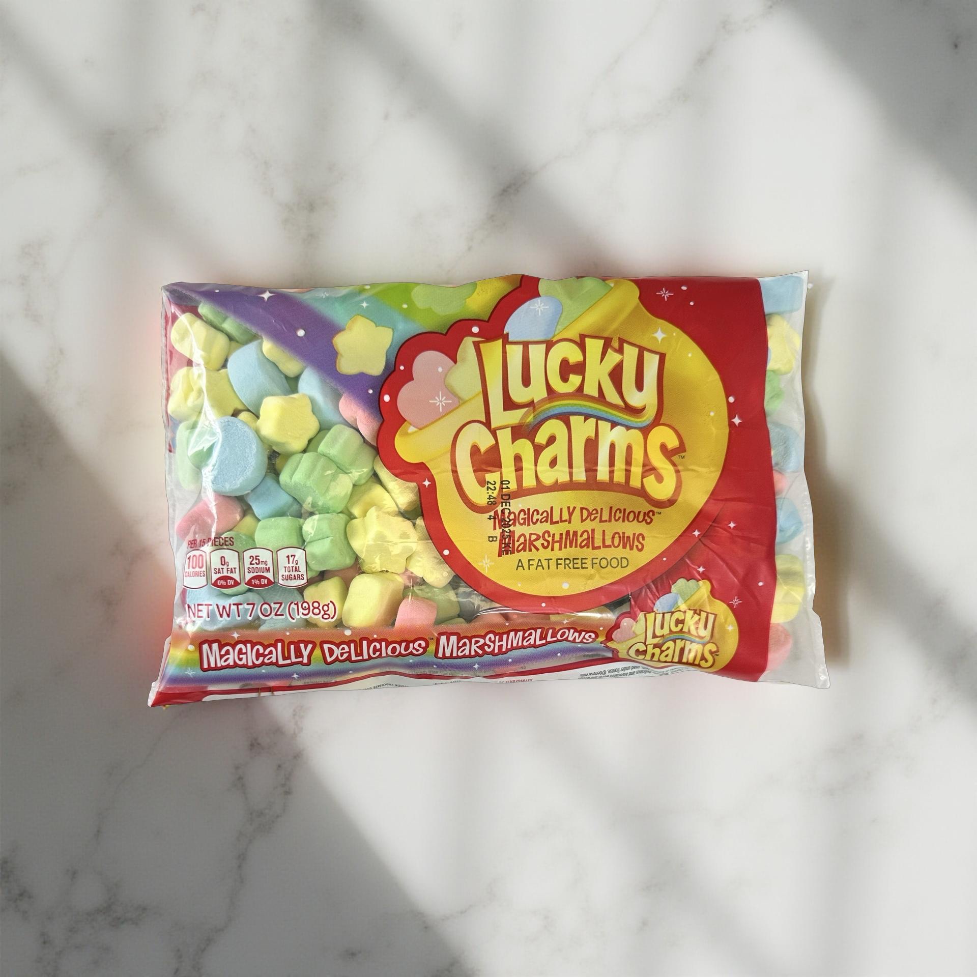 Lucky Charms Fluffy Marshmallow Snack, 4x 7 Oz. Bags 7