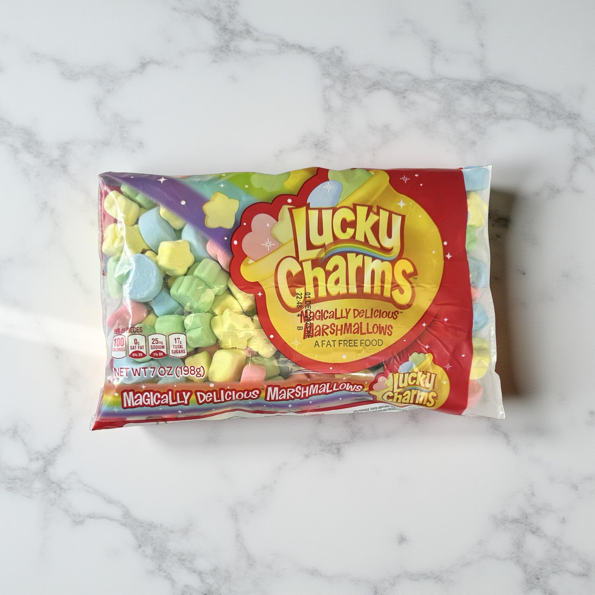 Lucky Charms Fluffy Marshmallow Snack, 4x 7 Oz. Bags 6