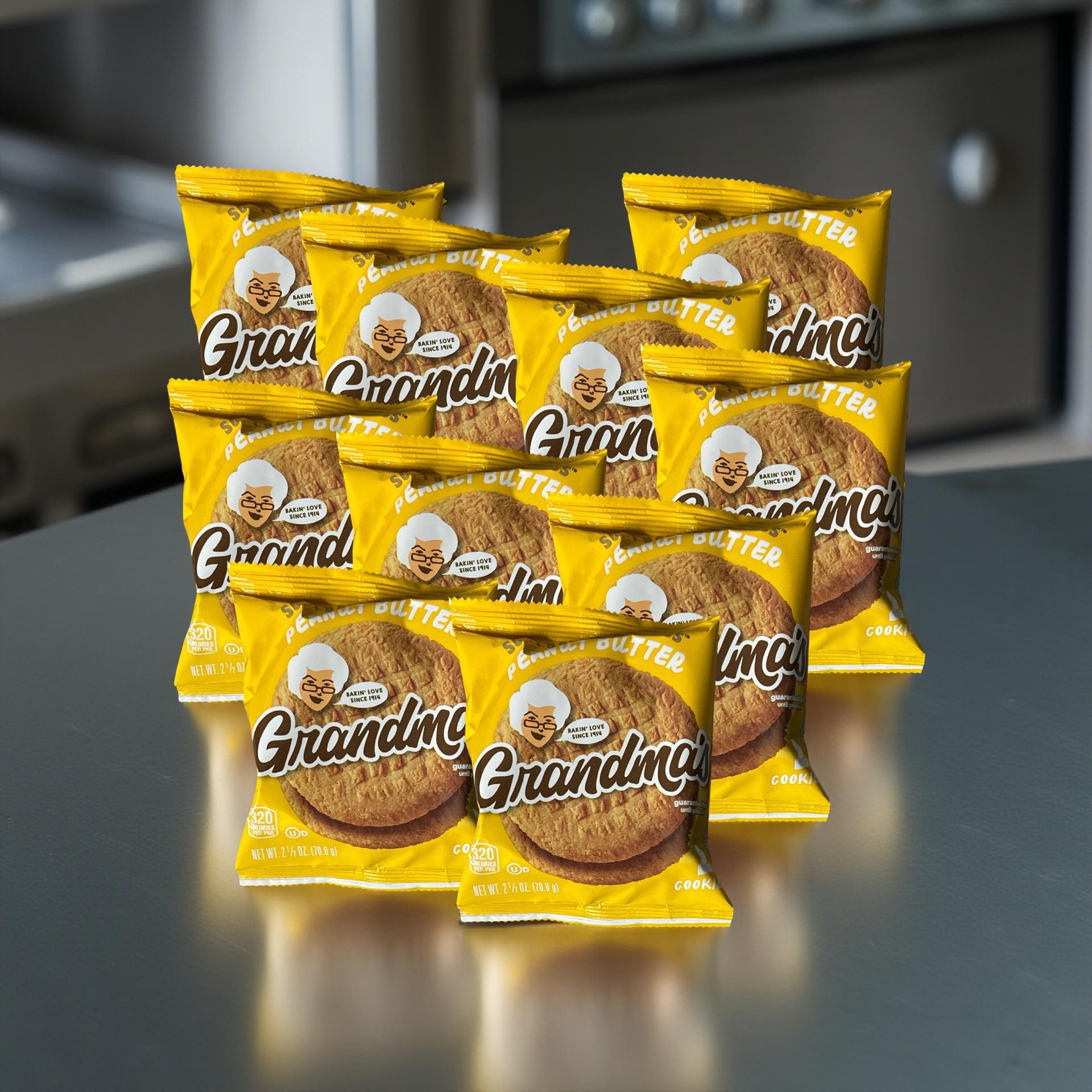 Grandma's Cookies 10 Pack, Peanut Butter 2