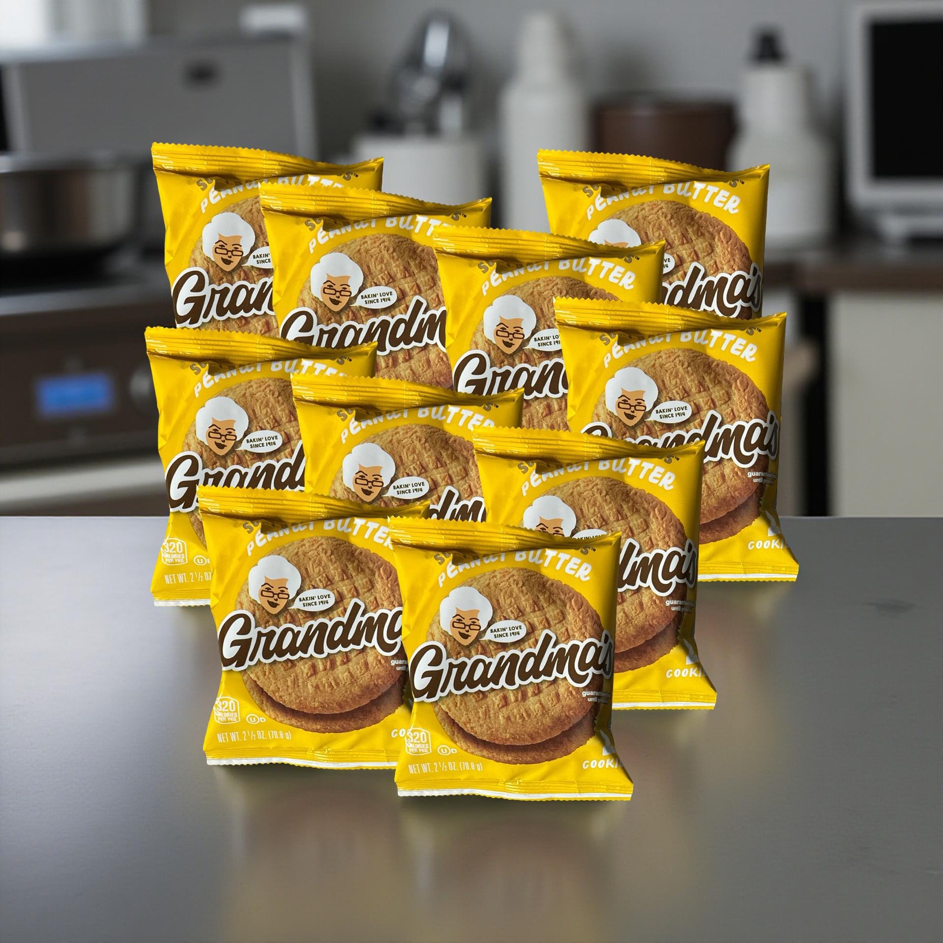 Grandma's Cookies 10 Pack, Peanut Butter 3