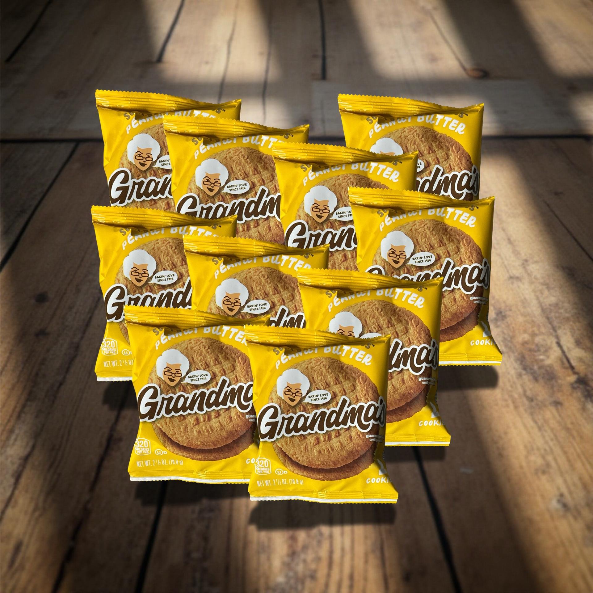 Grandma's Cookies 10 Pack, Peanut Butter 4