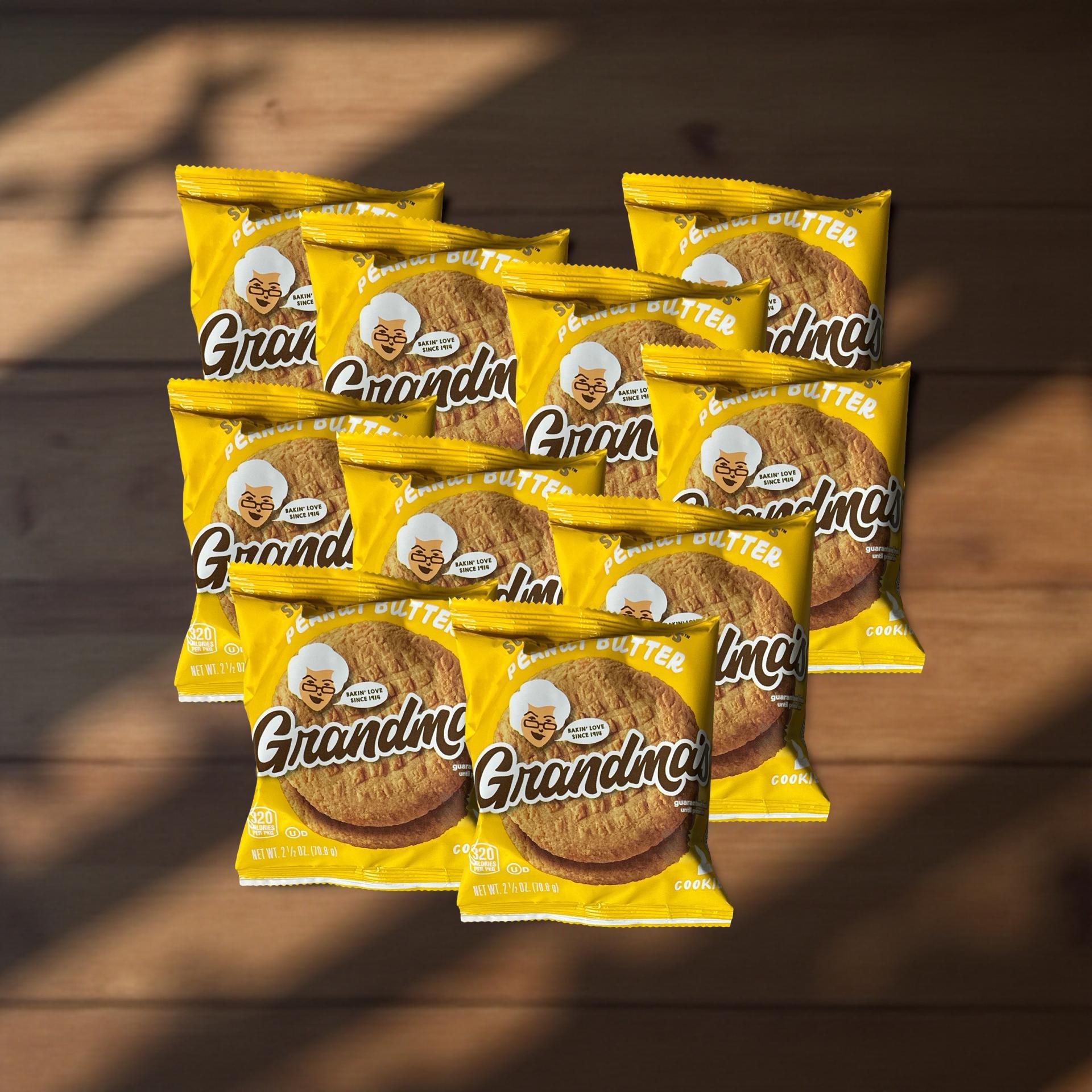 Grandma's Cookies 10 Pack, Peanut Butter 5