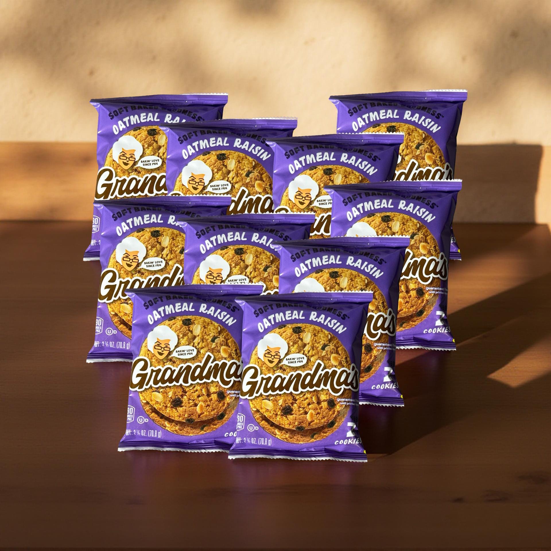 Grandma's Oatmeal Raisin Cookies 10 Pack 2