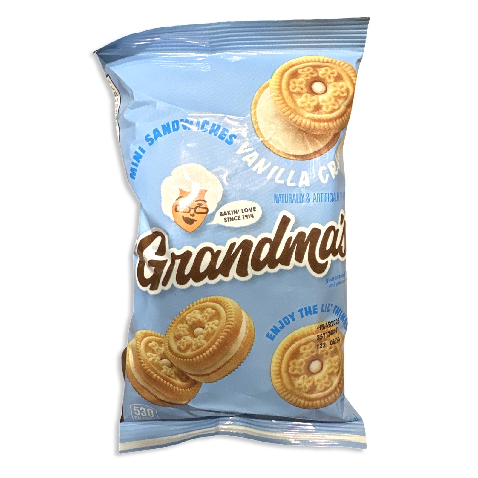 Grandma's Cookies 10 Pack, Mini Vanilla Cream Sandwich Cookies 2