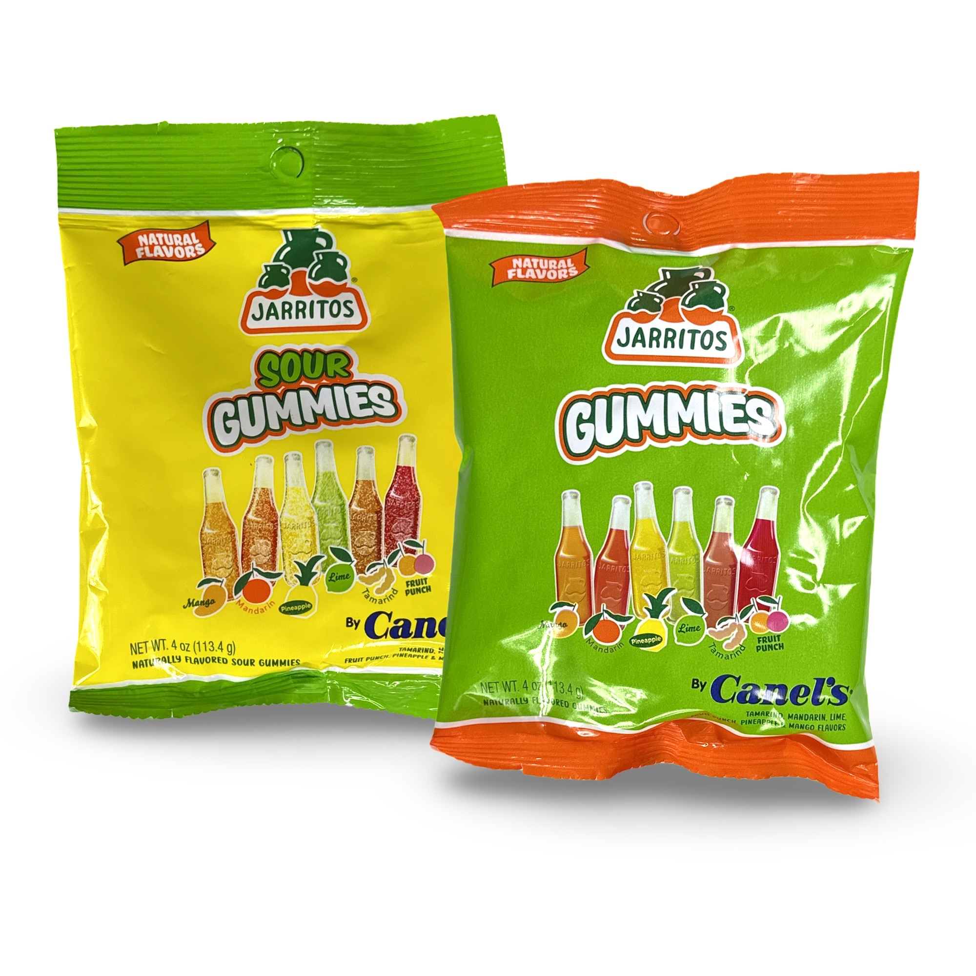 Jarritos Gummies 2-Pack - Regular and Sour Gummies, 4 Oz.