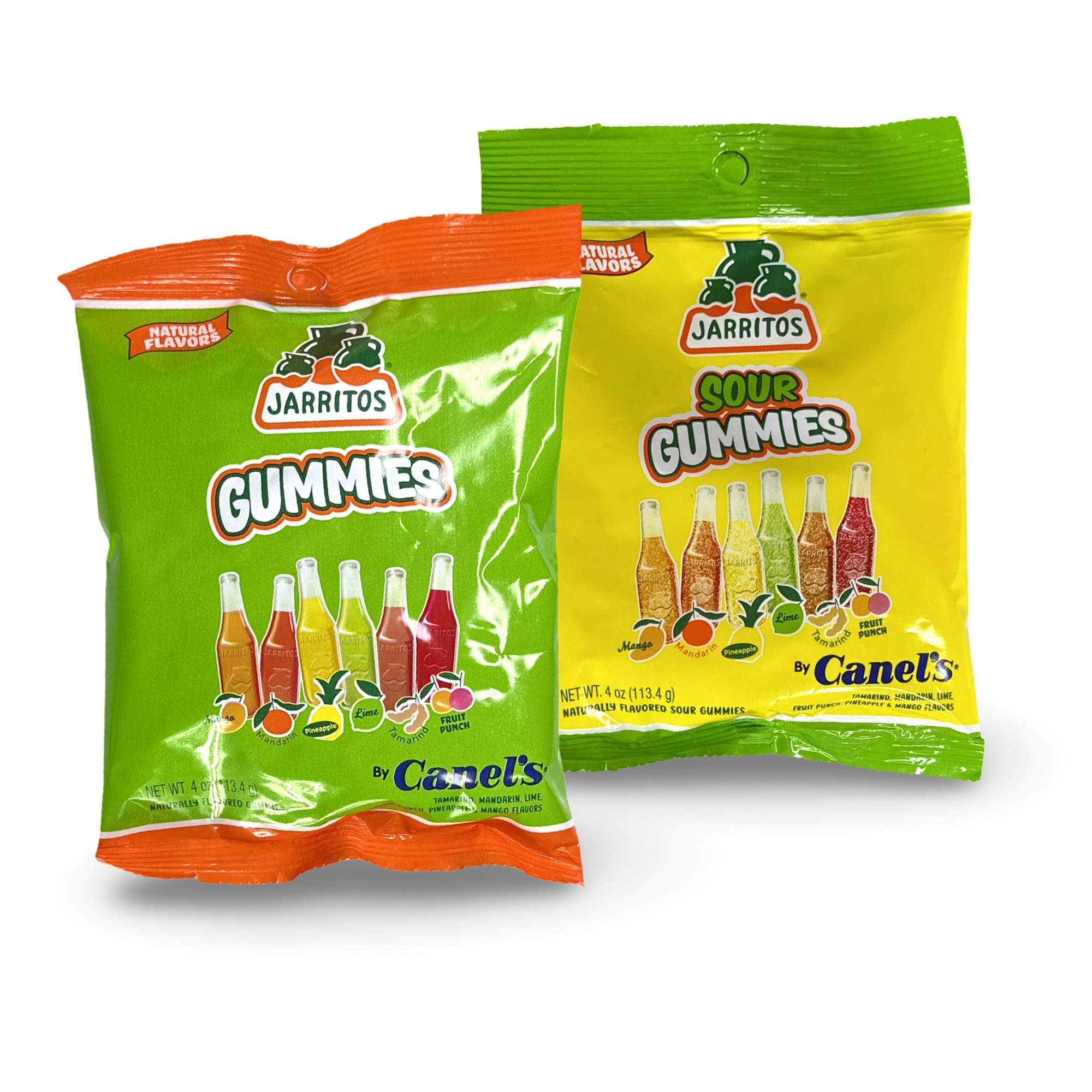 Jarritos Gummies 2-Pack - Regular and Sour Gummies, 4 Oz. 6