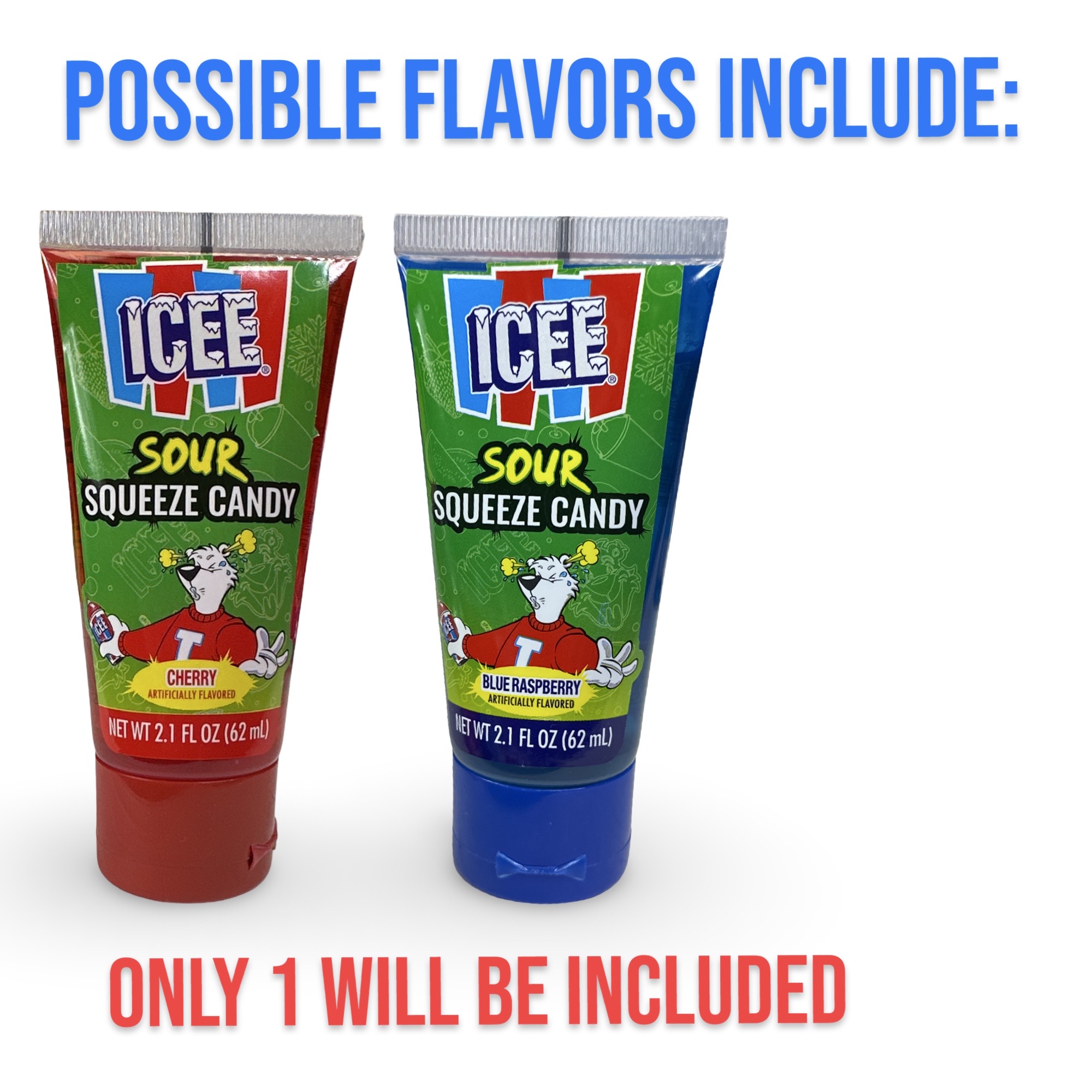 Icee Candy Ultimate 6 Full Size Sweet and Sour Candies 2