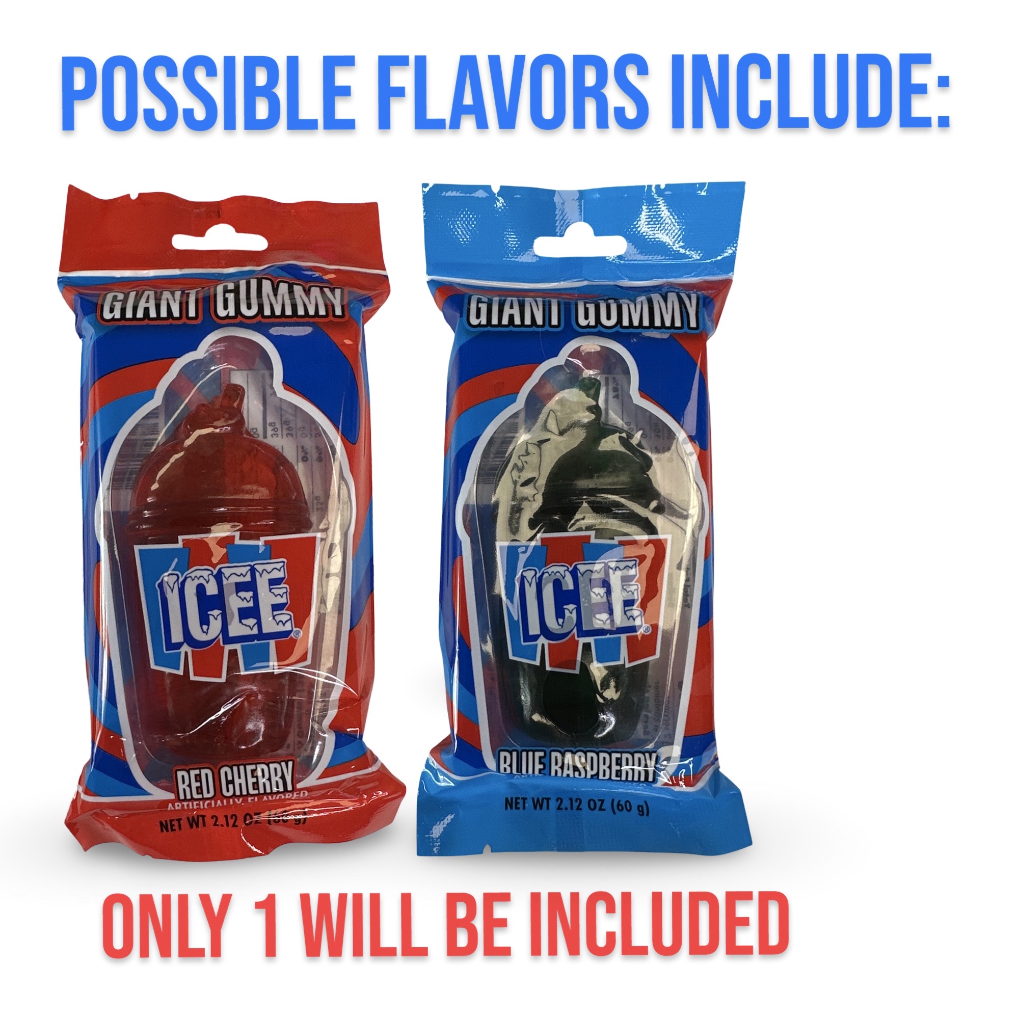 Icee Candy Ultimate 6 Full Size Sweet and Sour Candies 4