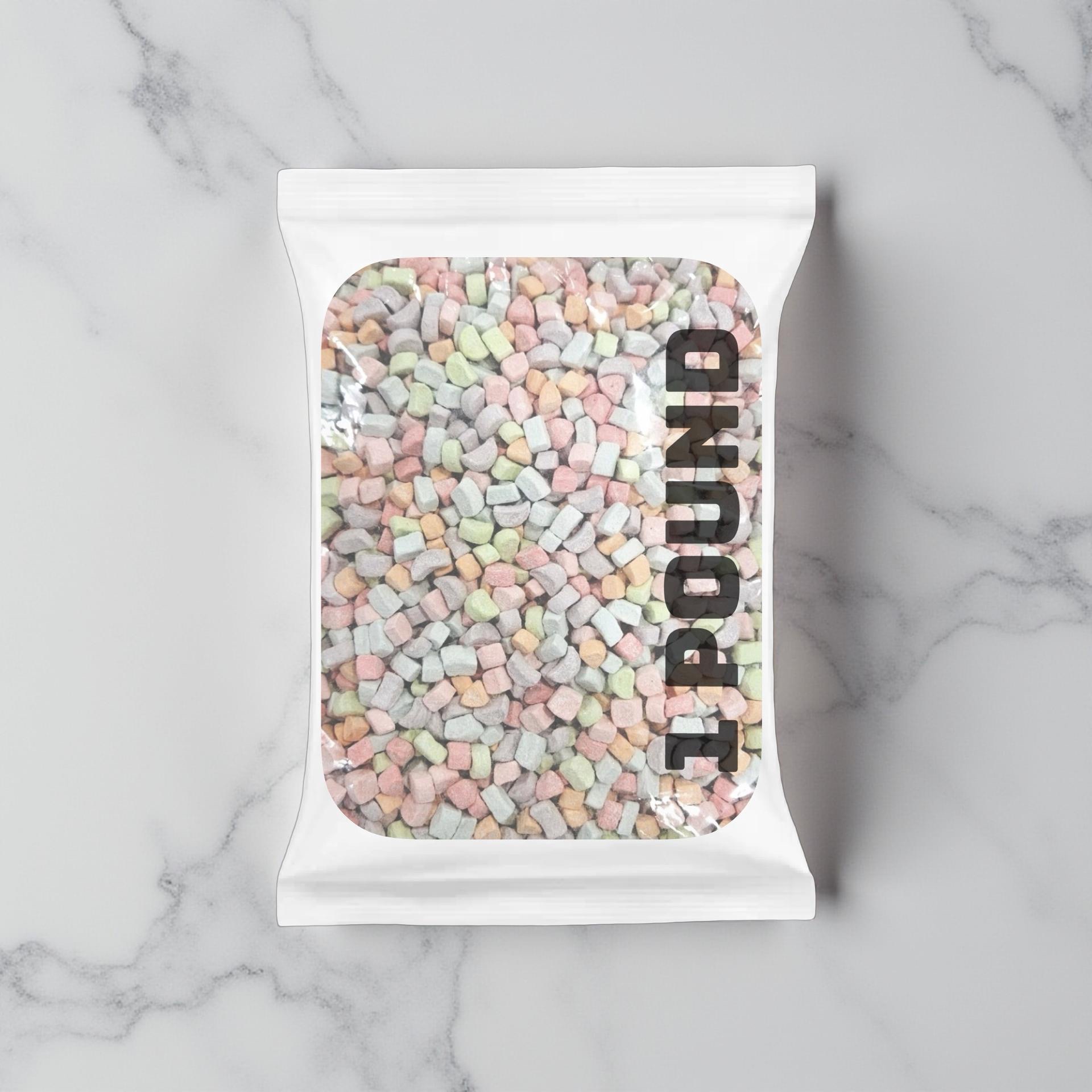Dehydrated Rainbow Mashmallows Bulk 1 lb. Sealed Bag 3