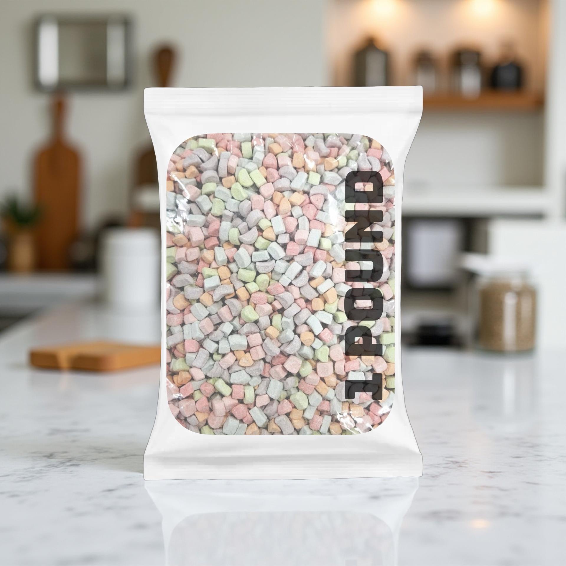 Dehydrated Rainbow Mashmallows Bulk 1 lb. Sealed Bag 5