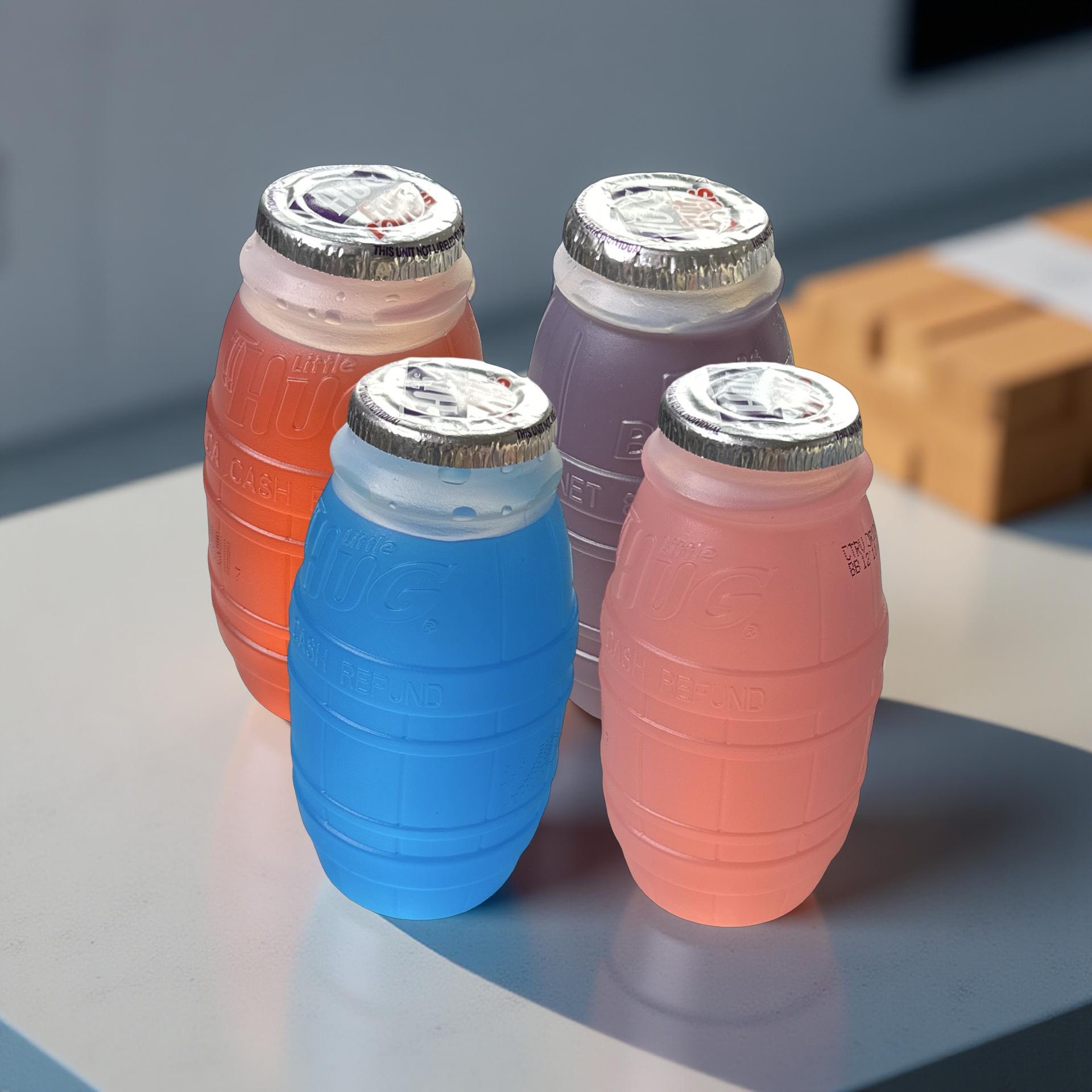 Little Hug Fruit Barrel Drinks, Berry Blend Flavors, 8 oz, 4 Pack 4