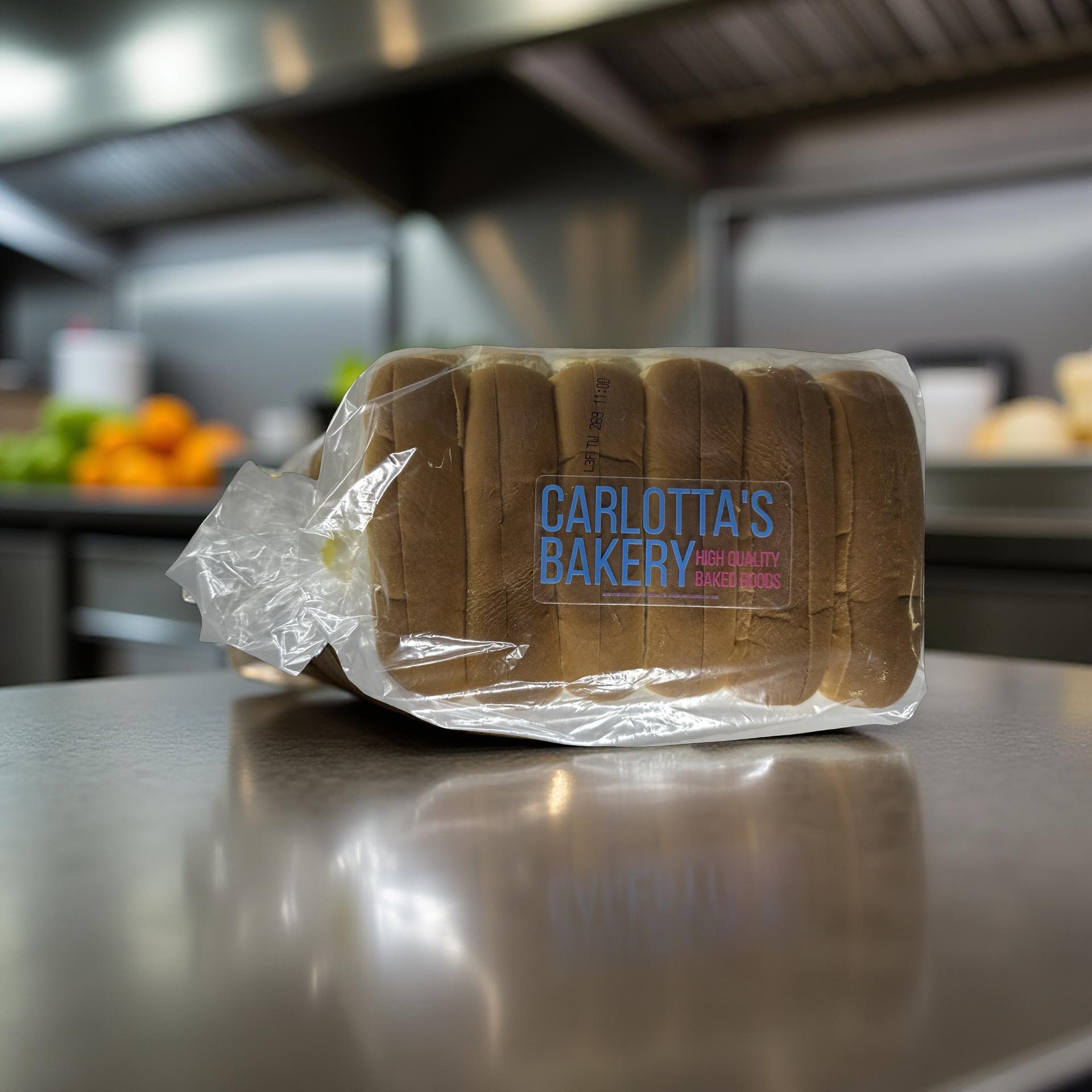 Carlotta's Bakery Lobster Rolls, Split Top Buns, New England Style Rolls (4 Pack (24 Buns) 4