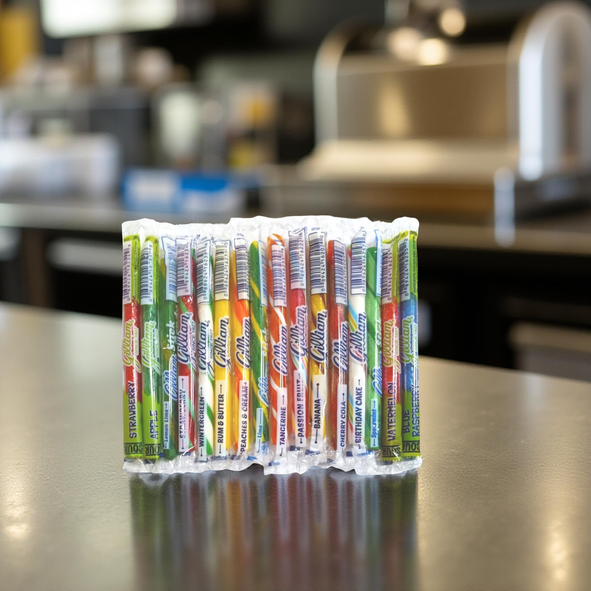 Gilliam Old Fashioned Candy Sticks, 16 Unique Flavor Variety Pack 3