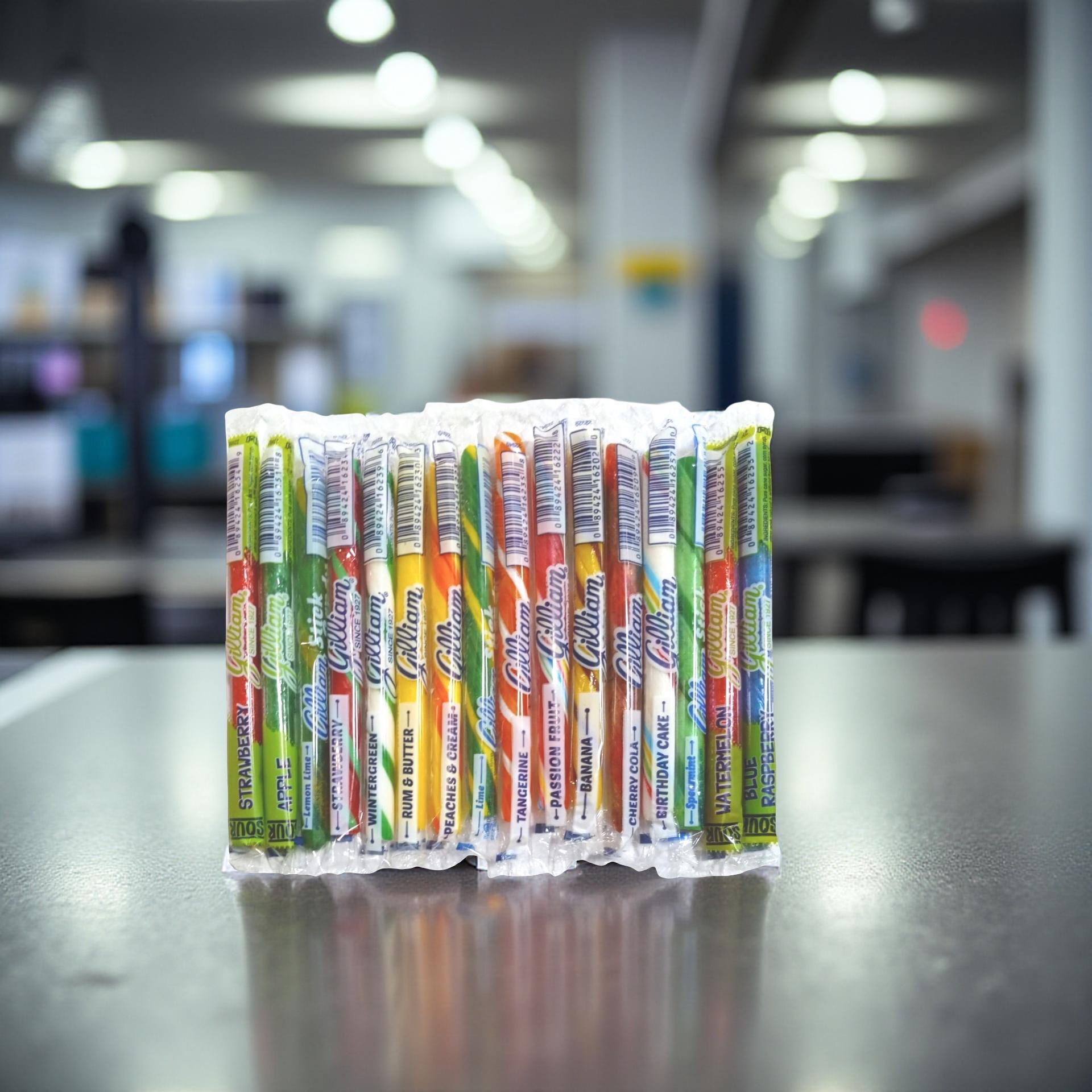 Gilliam Old Fashioned Candy Sticks, 16 Unique Flavor Variety Pack 2