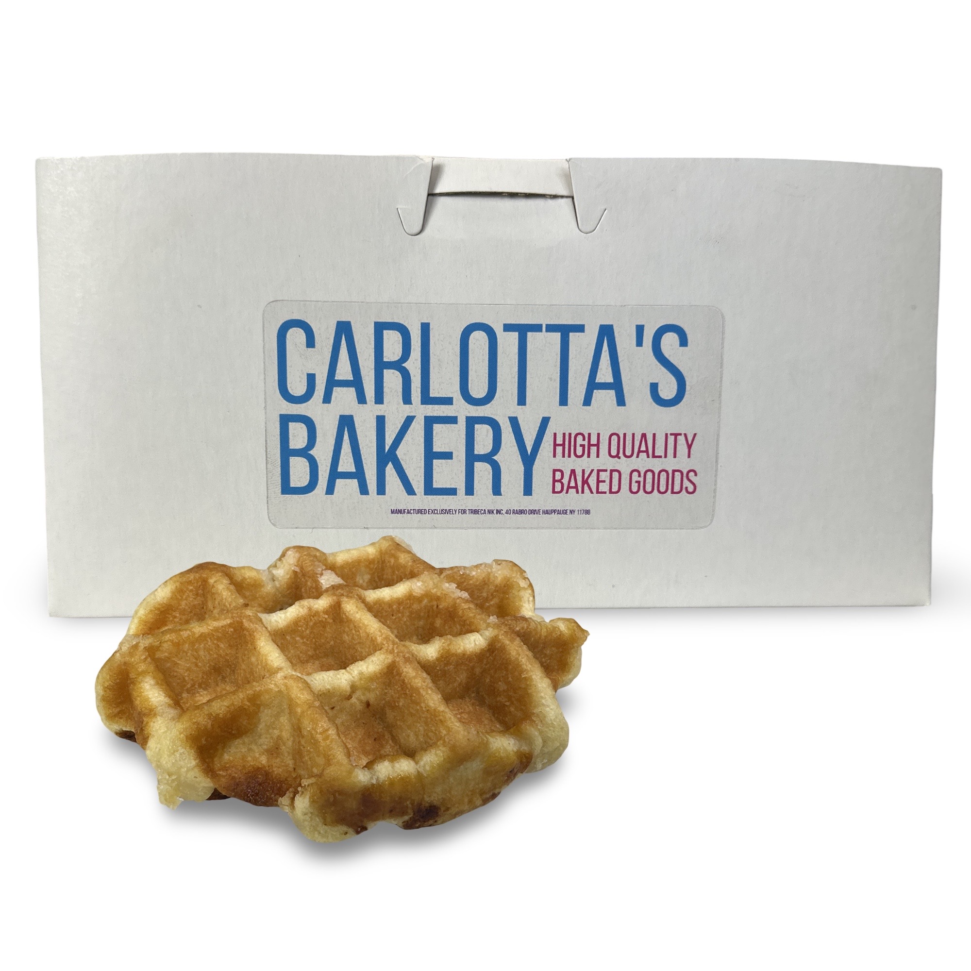 Carlotta's Authentic Imported Belgian Pearl Sugar Waffles, Individually Wrapped | Imported from Belgium, 1.94 Oz, 5x Pack