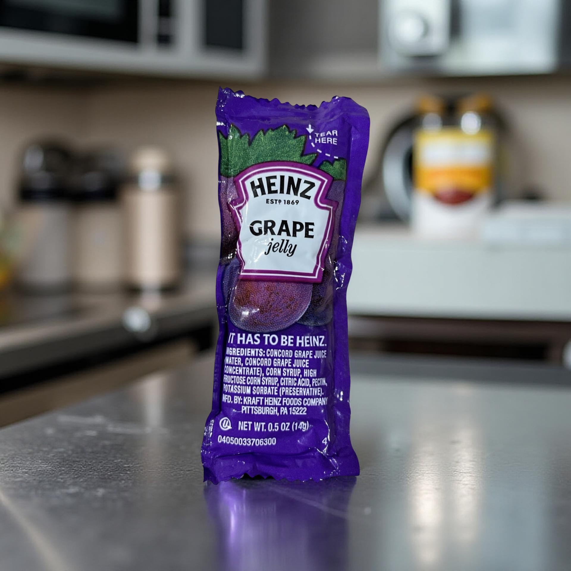 Concord Grape Jelly Single Serve Packets | .5 Oz Pouch | Pack of 50 5