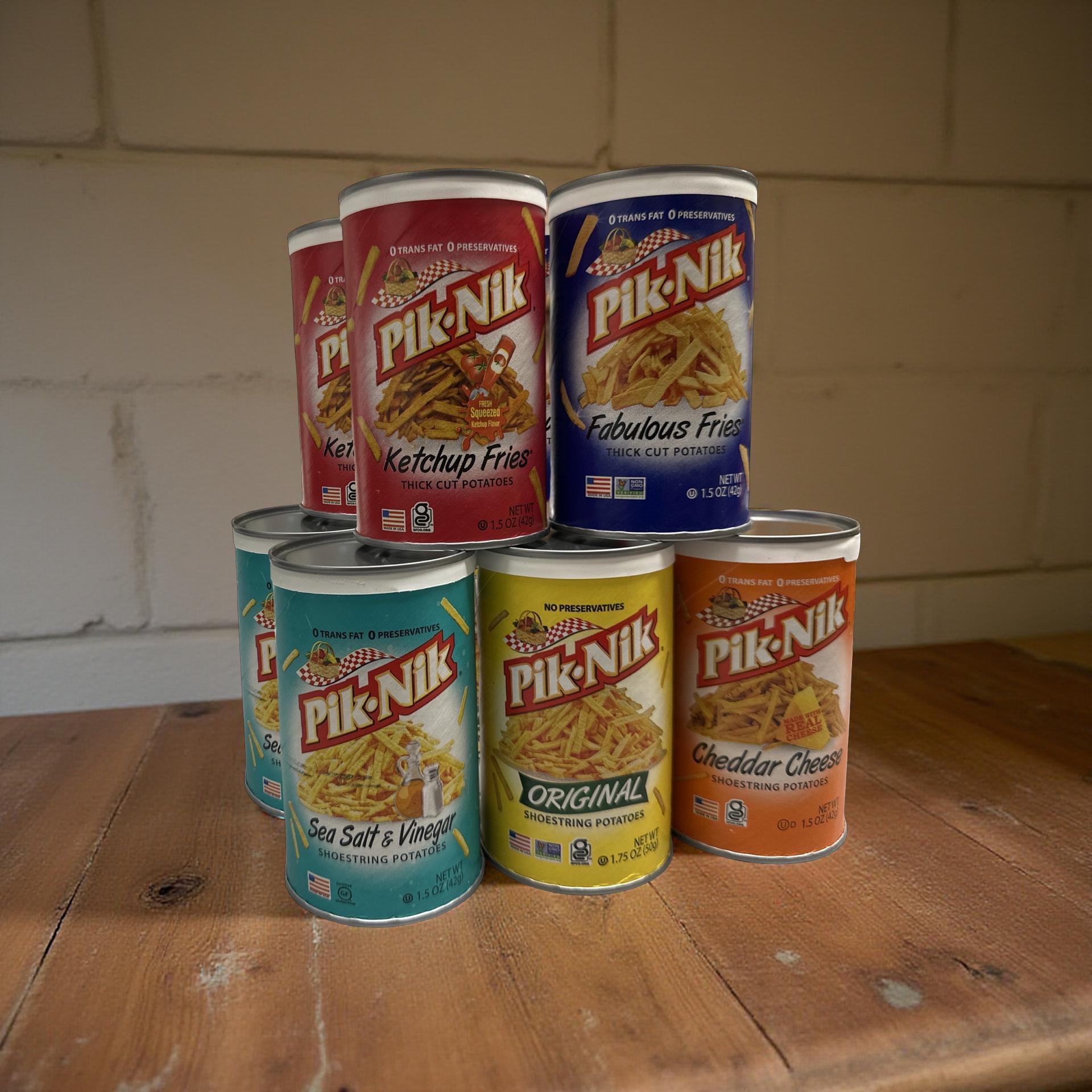 Pik Nik Nostalgic Shoestring Potato Sticks, Ketchup, 10 Total 4