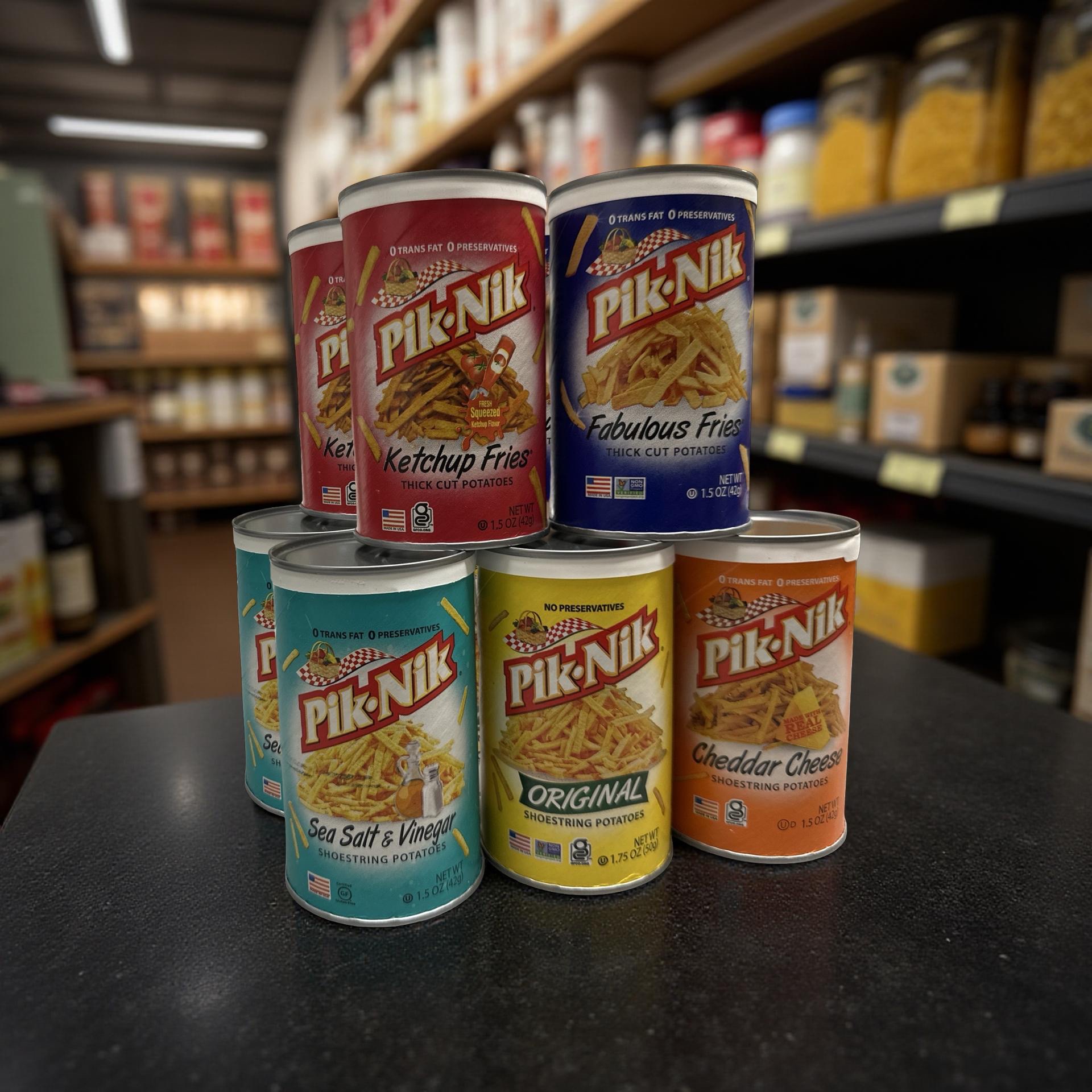 Pik Nik Nostalgic Shoestring Potato Sticks, Ketchup, 10 Total 5