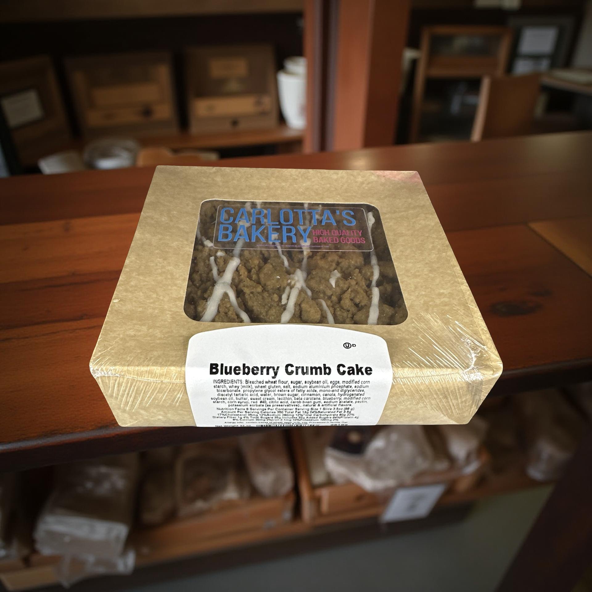 Carlotta's Bakery Authentic New York Crumb Coffee Cakes (22 Oz, Blueberry) 3