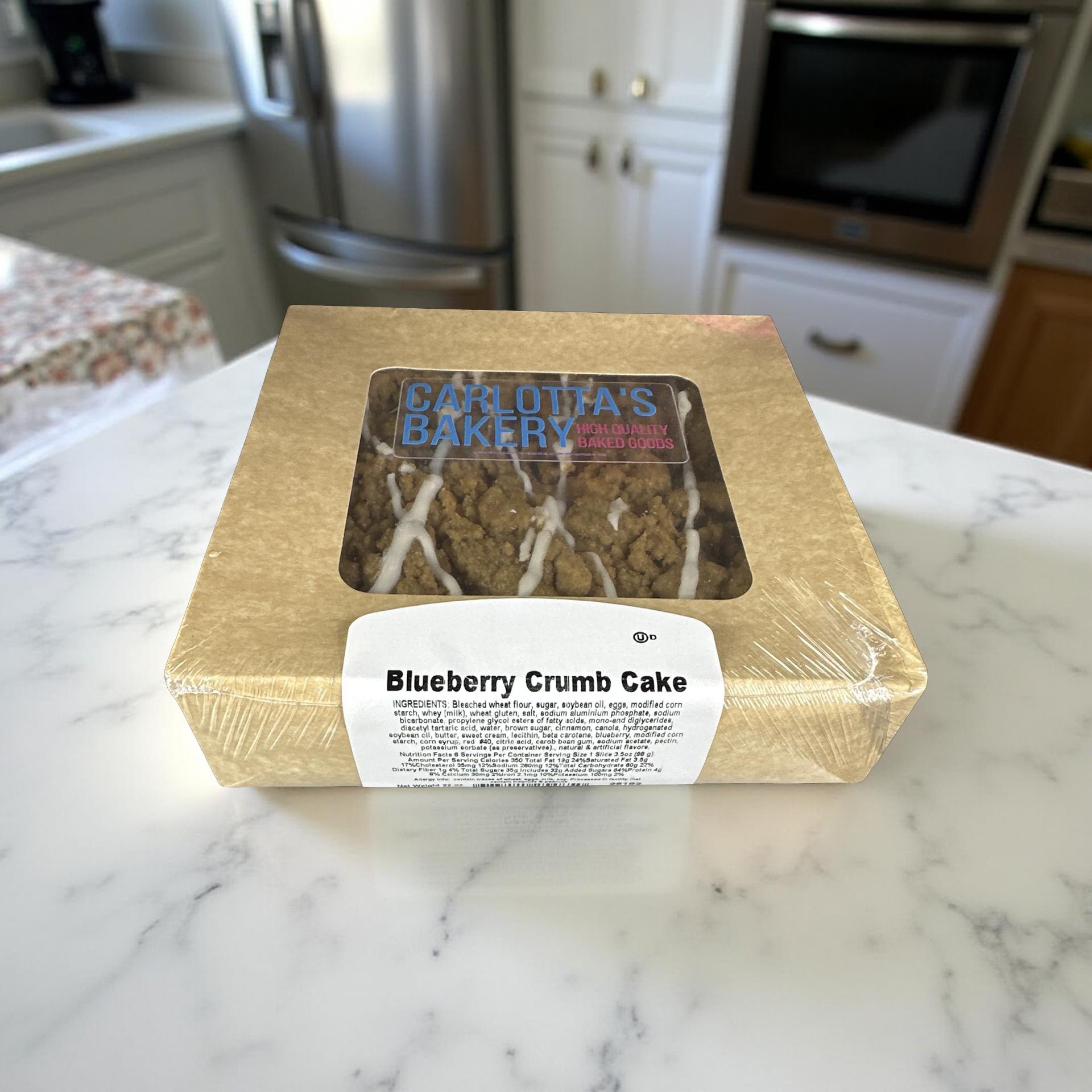 Carlotta's Bakery Authentic New York Crumb Coffee Cakes (22 Oz, Blueberry) 4